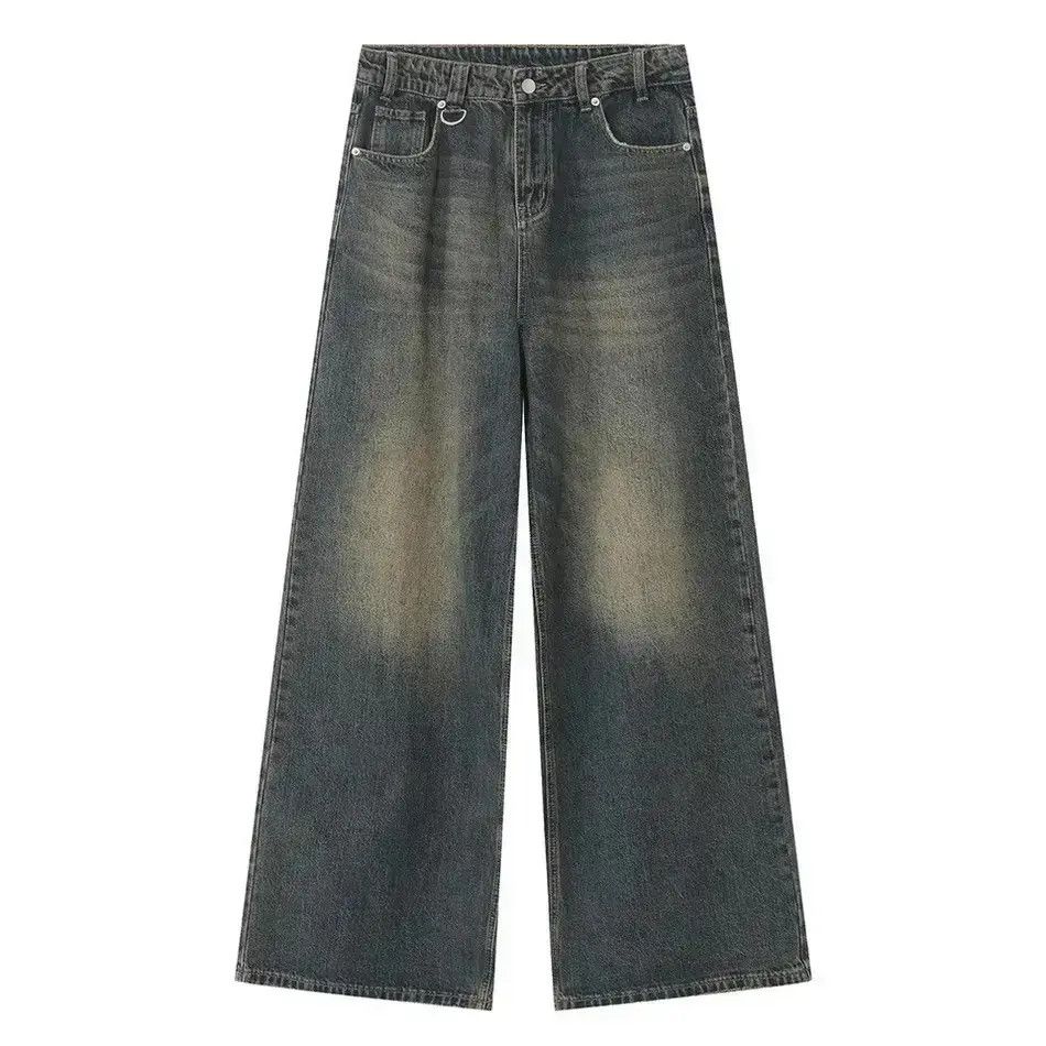 Japanese Brand Vintage Jeans Men Loose Straight Streetwear Casual Summer Size US 32 / EU 48 - 6 Thumbnail