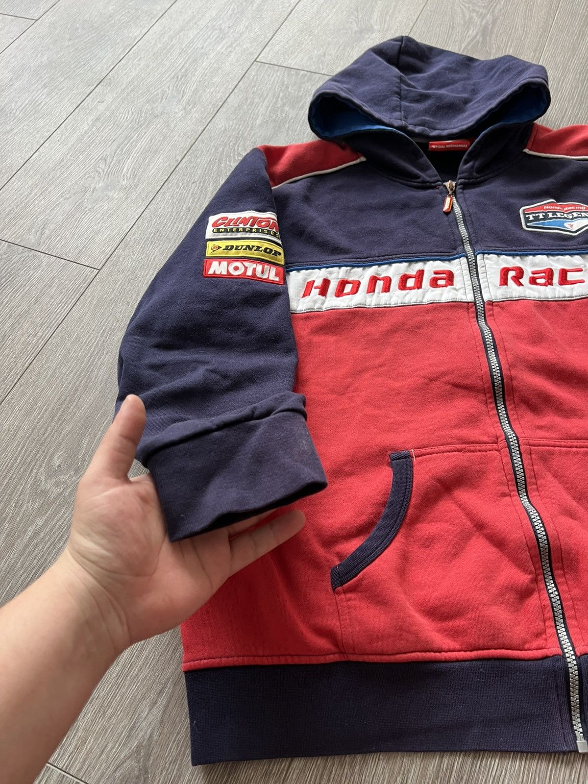 Honda Vintage Honda Racing Zip Hoodie Size US XL / EU 56 / 4 - 10 Thumbnail
