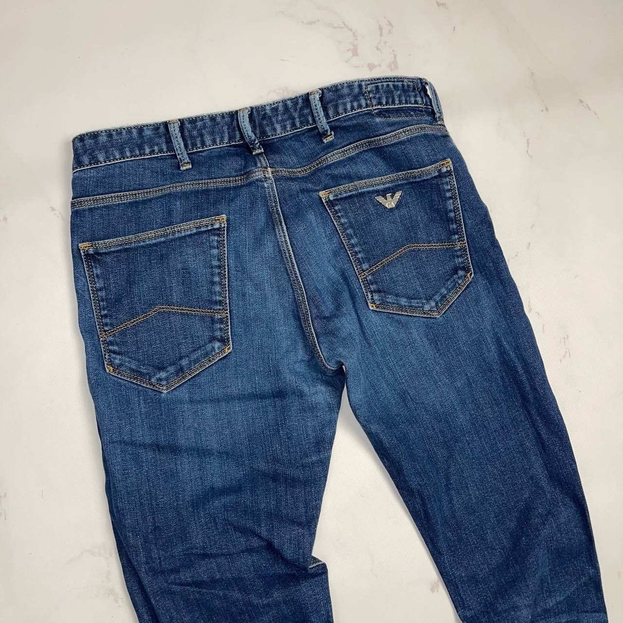 Giorgio Armani Vintage Armani Jeans Metal Logo Denim Pants Size 31 Size US 31 - 10 Thumbnail