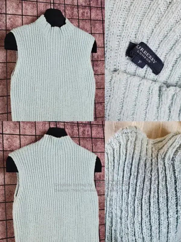 Other Burberry Light Blue Knit Top for Women. Size M / US 6-8 / IT 42-44 - 3 Thumbnail