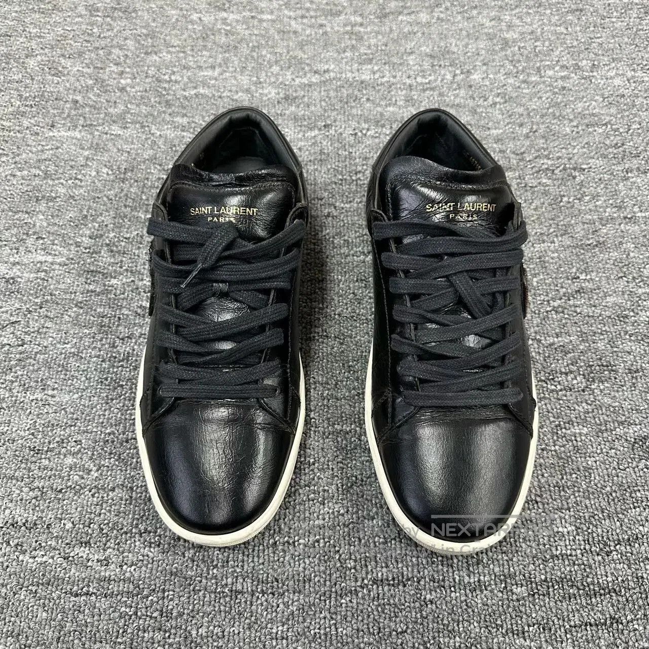 Saint Laurent Paris saint laurent sequined heart panel sneakers. Size US 9 / EU 42 - 3 Thumbnail
