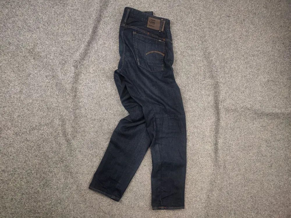 G-Star G-Star Raw Scutar 3-D Slim Tapered Dark Denim Jeans Vintage Size US 33 - 1 Thumbnail