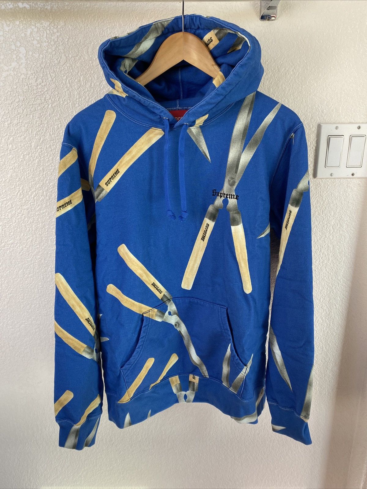 supreme shears hooded sweatshirt / hoodie *deadstock