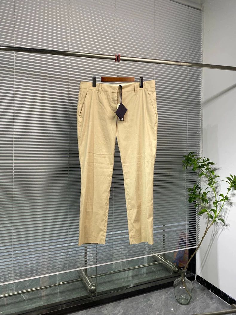 Prada Prada Casual Long Pants Light Khaki Color - dmc Size US 31 - 1 Thumbnail