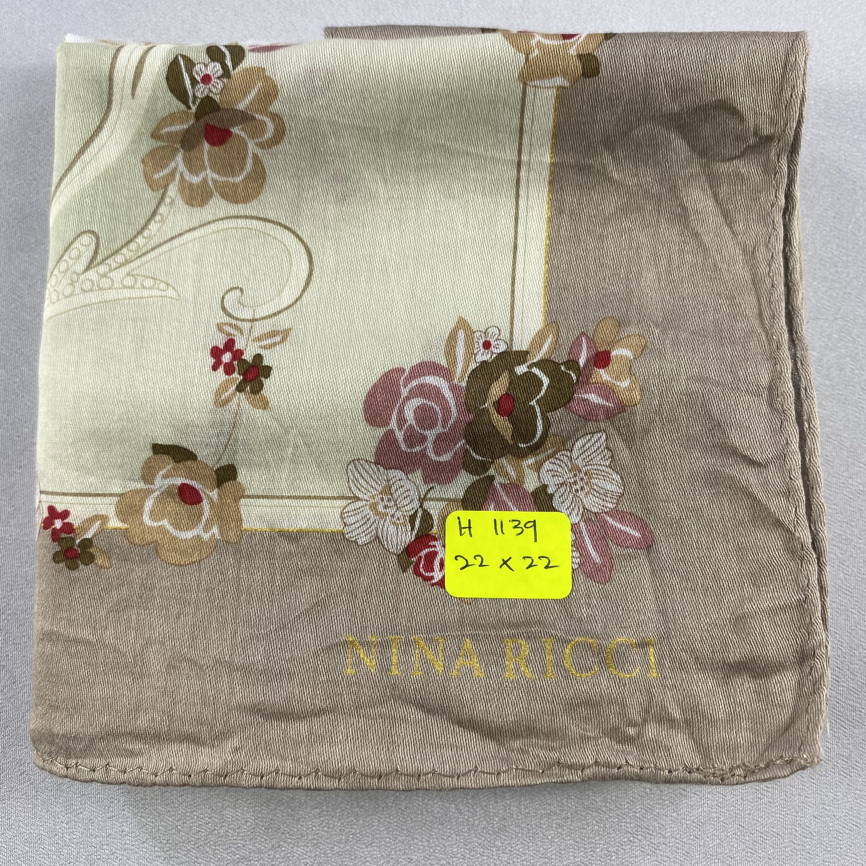 Vintage Nina Ricci Bandana/ Handkerchief / Neckerchief Size ONE SIZE - 5 Thumbnail