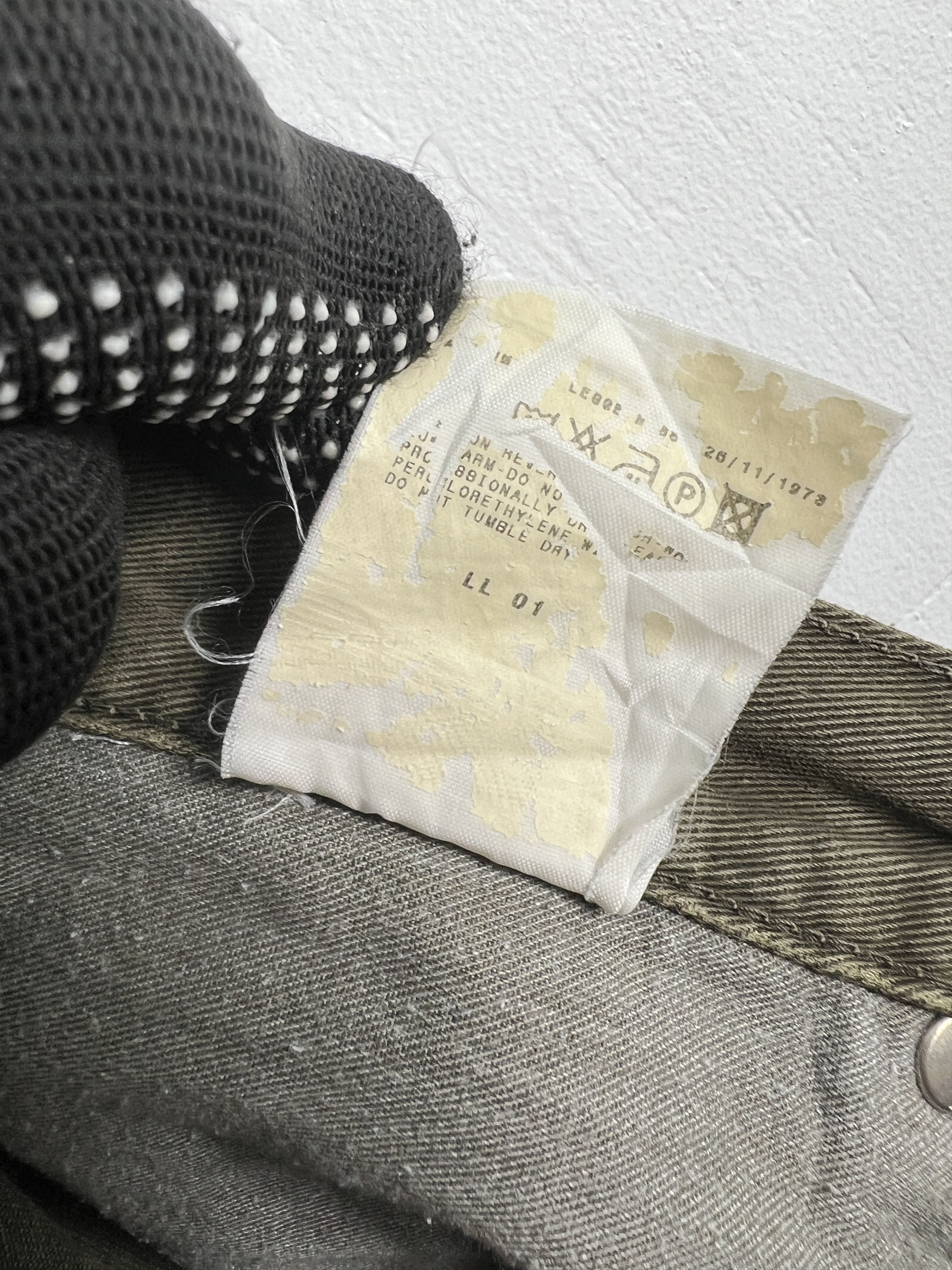 Versace Jeans Couture Vintage VERSACE Jeans Signature Khaki Green Denim GTMP154 Size US 30 / EU 46 - 9 Thumbnail