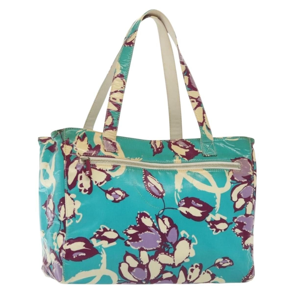 Chanel Chanel Vintage Floral Tote Vinyl Size ONE SIZE - 1 Thumbnail