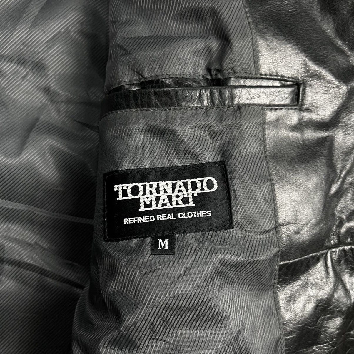 Tornado Mart 2000s Tornado Mart - Vkei Style Fur Hoodie Leather Jacket Size US M / EU 48-50 / 2 - 10 Thumbnail