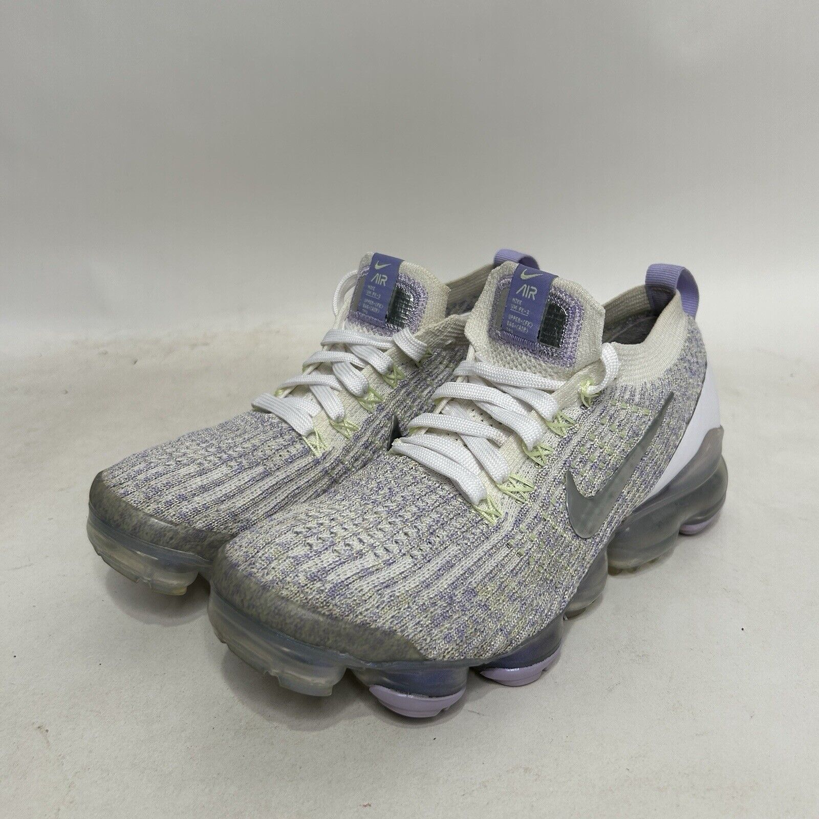 Nike Nike Shoes Air Vapormax Flyknit 3 “Barely Volt White” 2024 Size US 7 / IT 37 - 3 Thumbnail