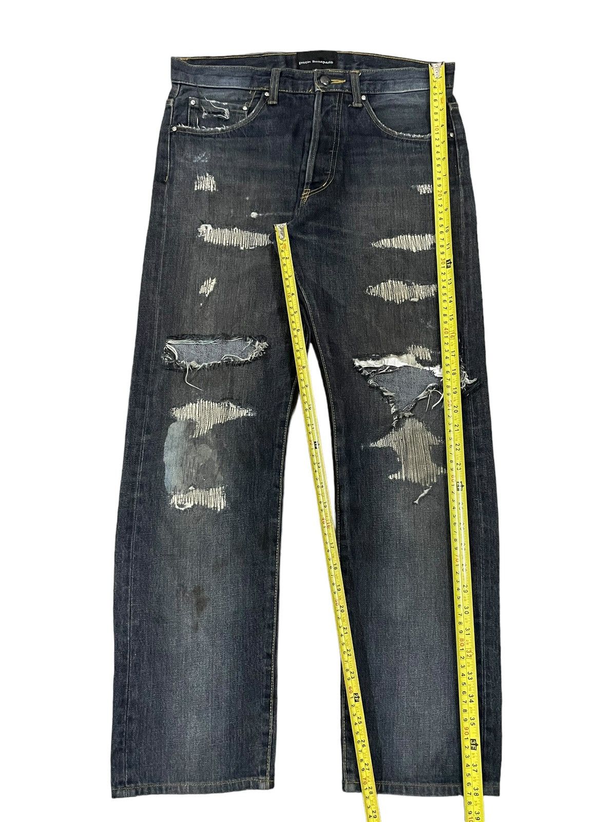 Bottega Veneta Vtg Dartin Bonaparto GreyWash Undercover Style Destroy Jeans Size US 30 / EU 46 - 17 Thumbnail