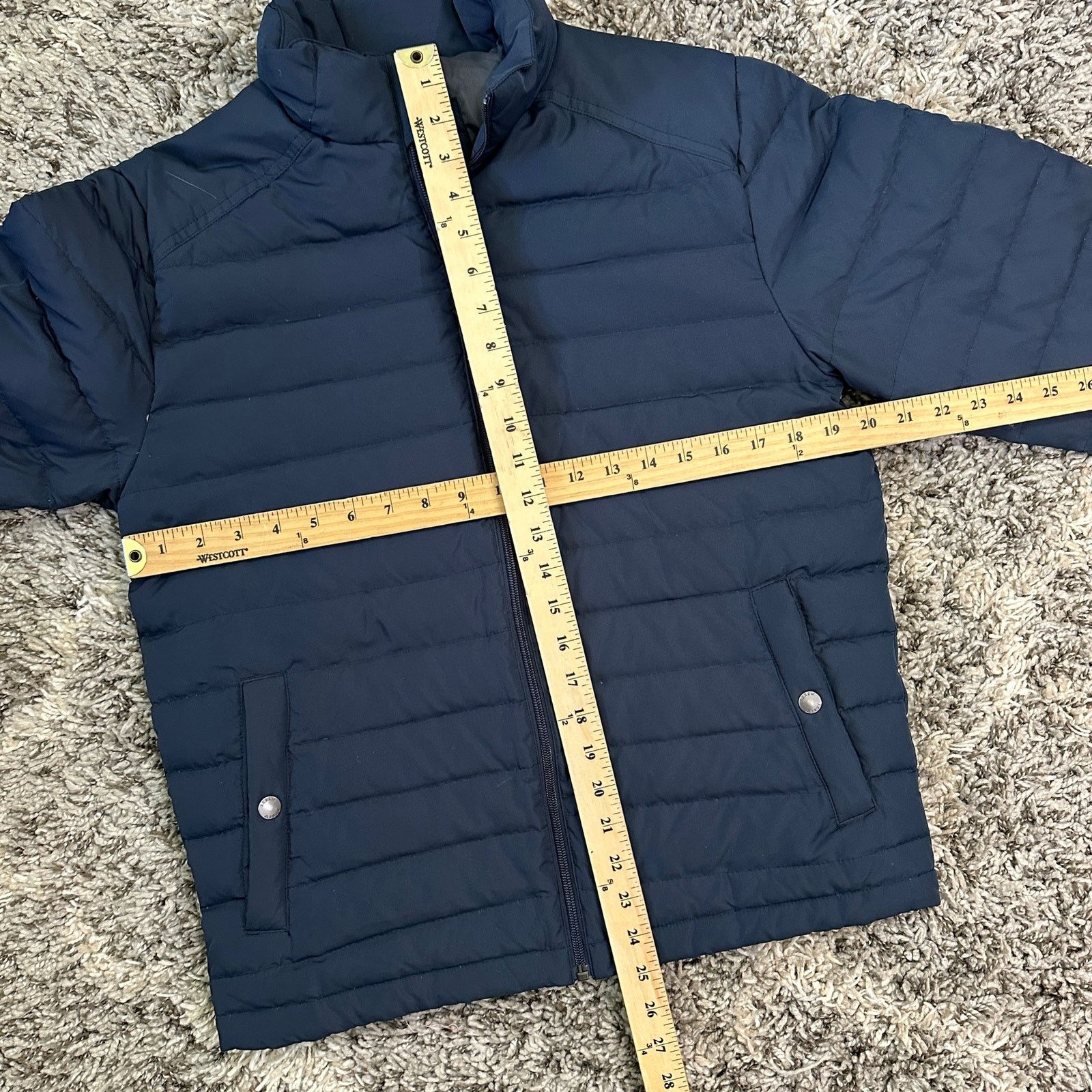 J.Crew J Crew Men's Navy Blue Quilted Down Puffer Jacket Coat S Size US S / EU 44-46 / 1 - 9 Thumbnail