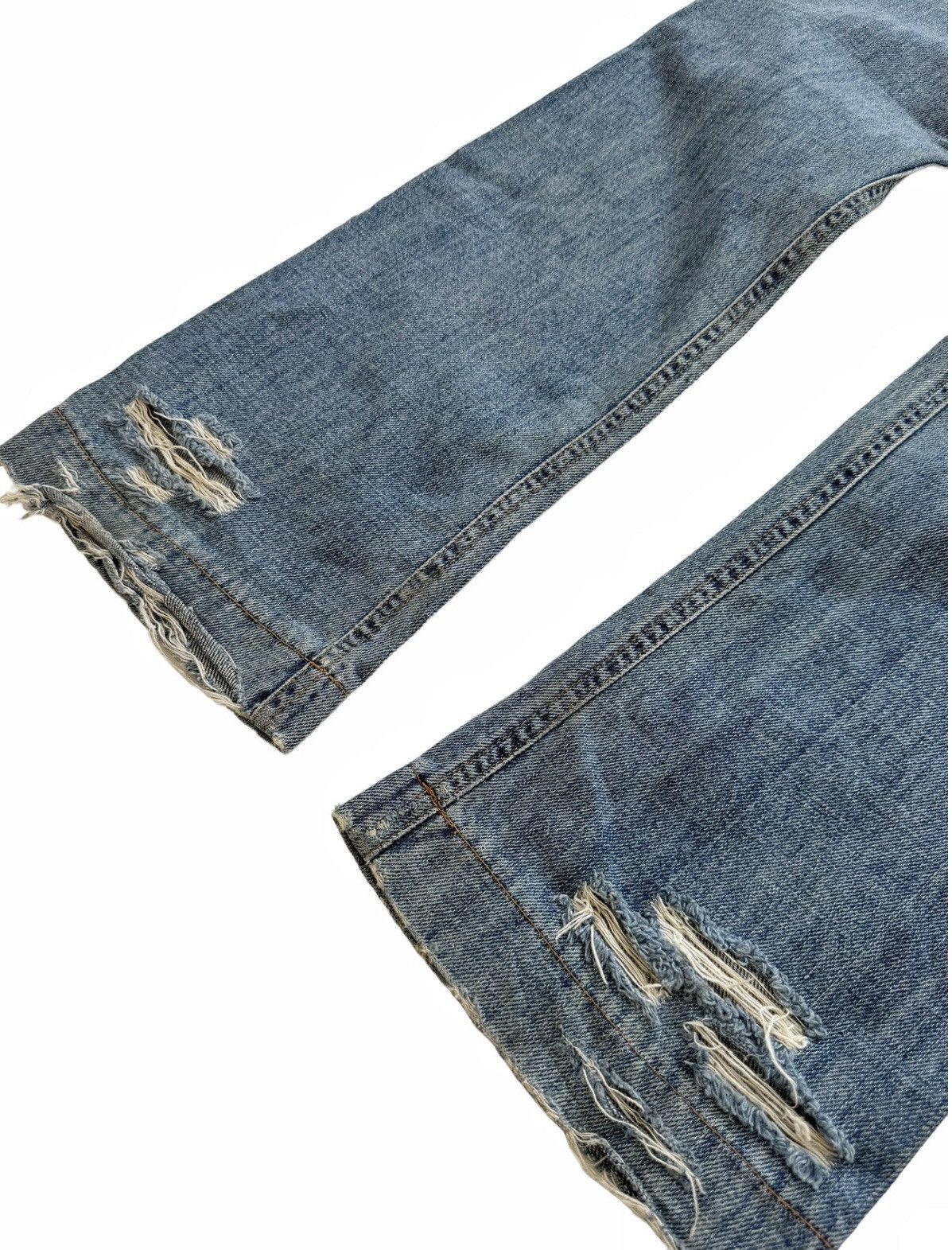 Dolce & Gabbana Dolce & Gabbana Shredded Distressed Denim Size US 30 / EU 46 - 7 Thumbnail