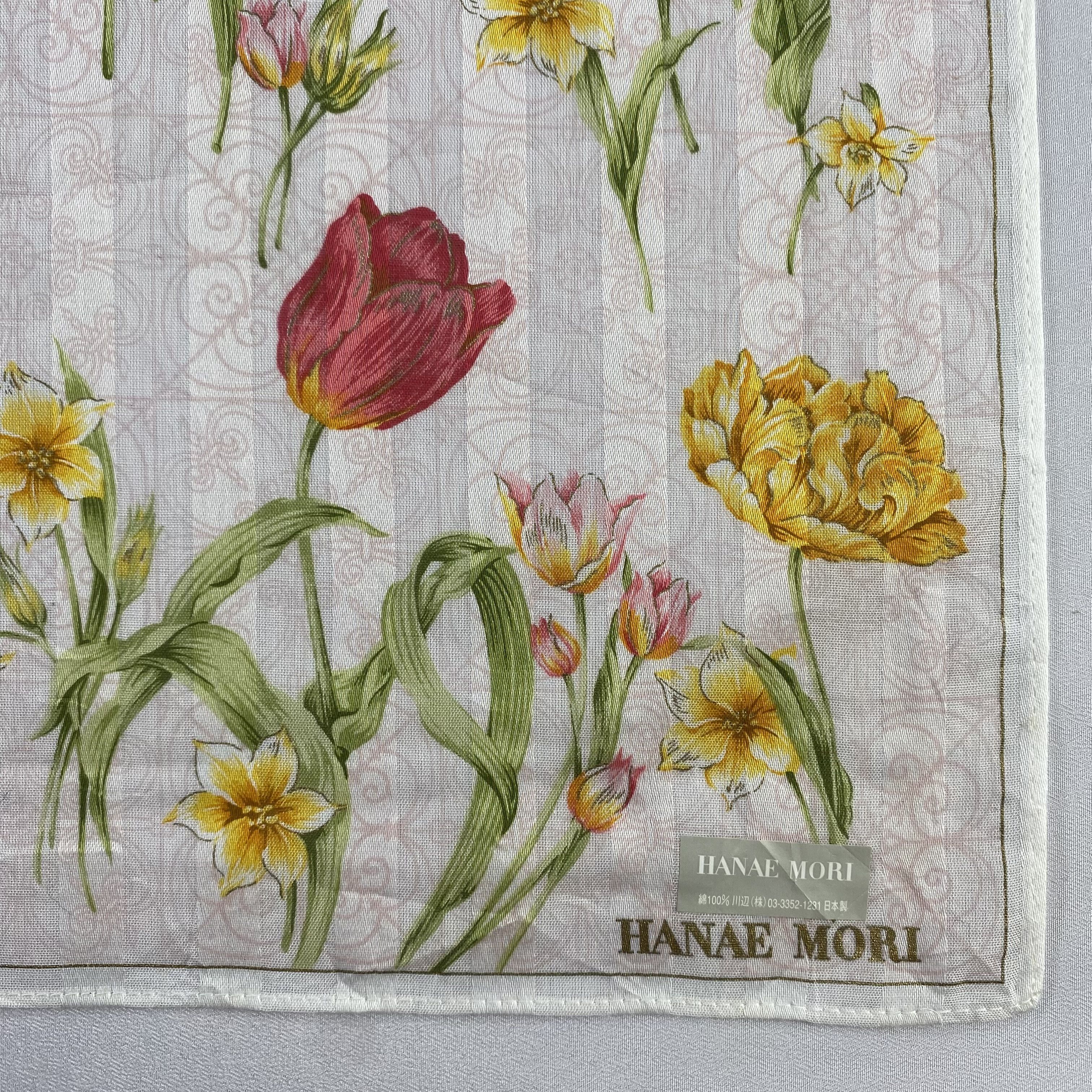 Hanae Mori × Vintage NWT Hanae Mori Handkerchief / Neckerchief / Bandana-P725 Size ONE SIZE - 3 Thumbnail