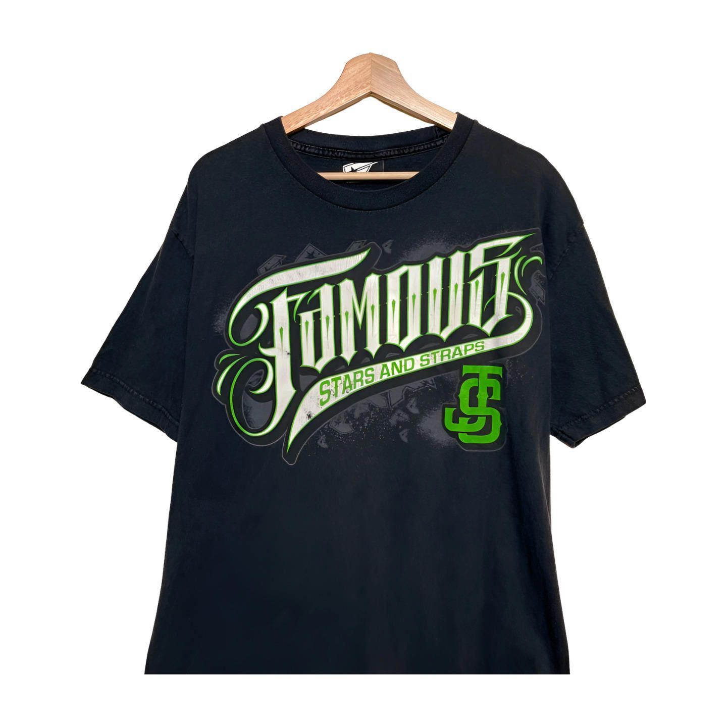 Famous Stars And Straps × Vintage Vintage Y2K Famous Stars & Straps Motocross T-shirt L Size US L / EU 52-54 / 3 - 1 Thumbnail
