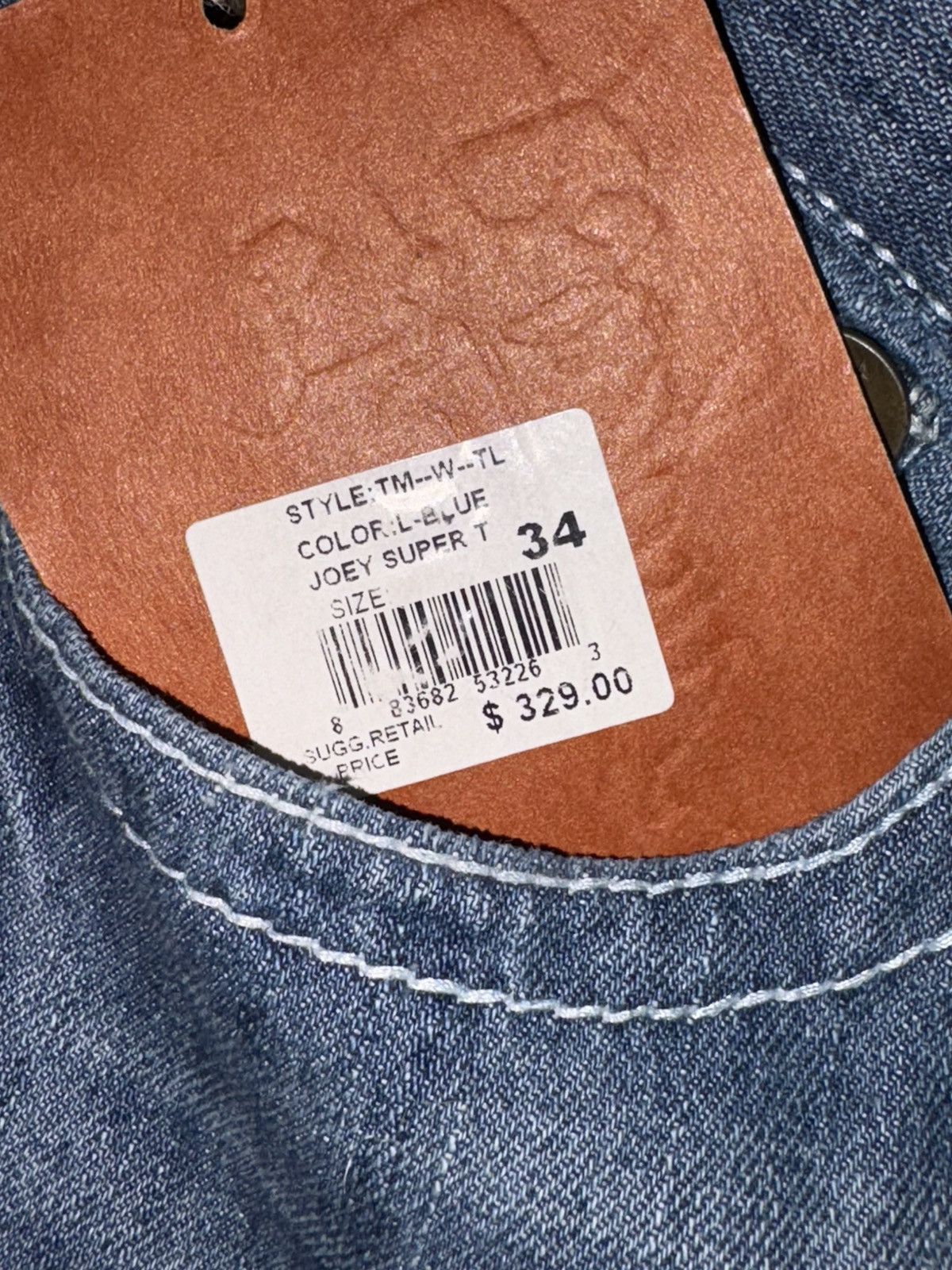 True Religion × Vintage True Religion Joey Super T Jeans Size US 34 / EU 50 - 6 Thumbnail