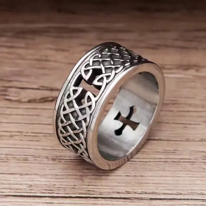 Jewelry Celtic Knot Biker Ring Size ONE SIZE - 2 Thumbnail