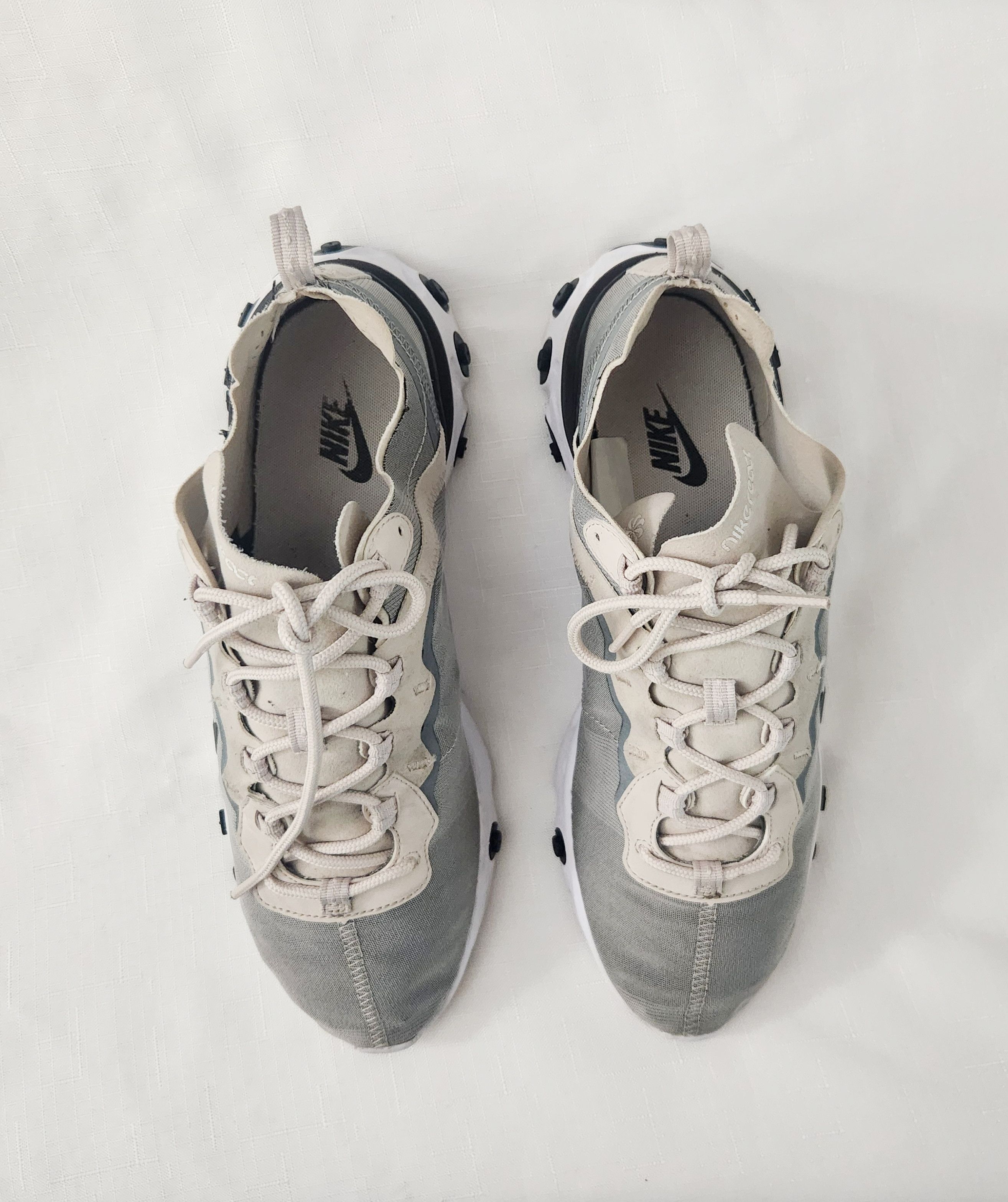 Nike Nike React Low Black Gray Tan Running BQ6166-100 ‘18 Size 11 Size US 11 / EU 44 - 7 Thumbnail
