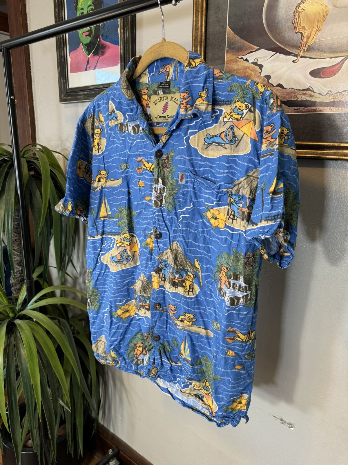 Grateful Dead × Vintage Vintage Grateful Dead Hawaiian Shirt Size US S / EU 44-46 / 1 - 2 Thumbnail