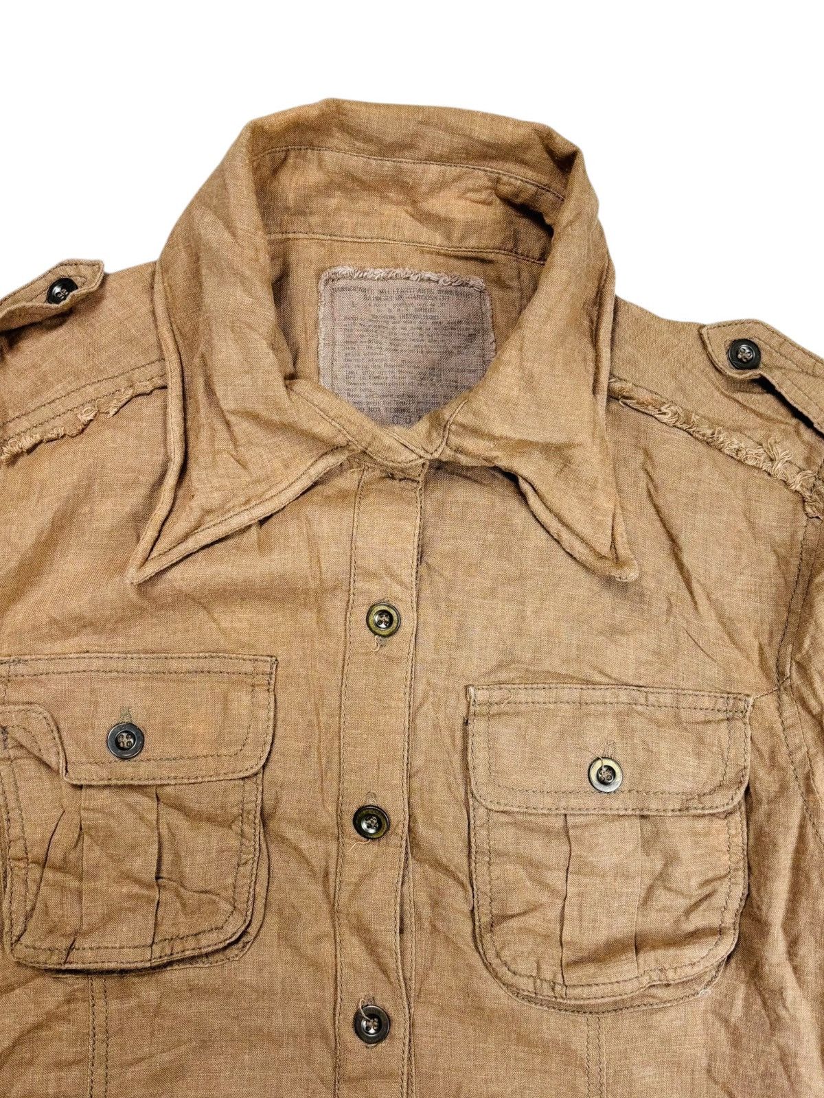GOA 2000s GOA - Fryed Apocalyose Style Cargo Button Shirt Size US M / EU 48-50 / 2 - 5 Thumbnail