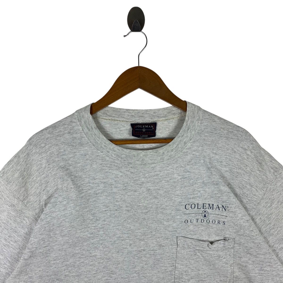 Other Vintage 90s Coleman Outdoor Classics Graphic Pocket Tee Size US L / EU 52-54 / 3 - 3 Thumbnail