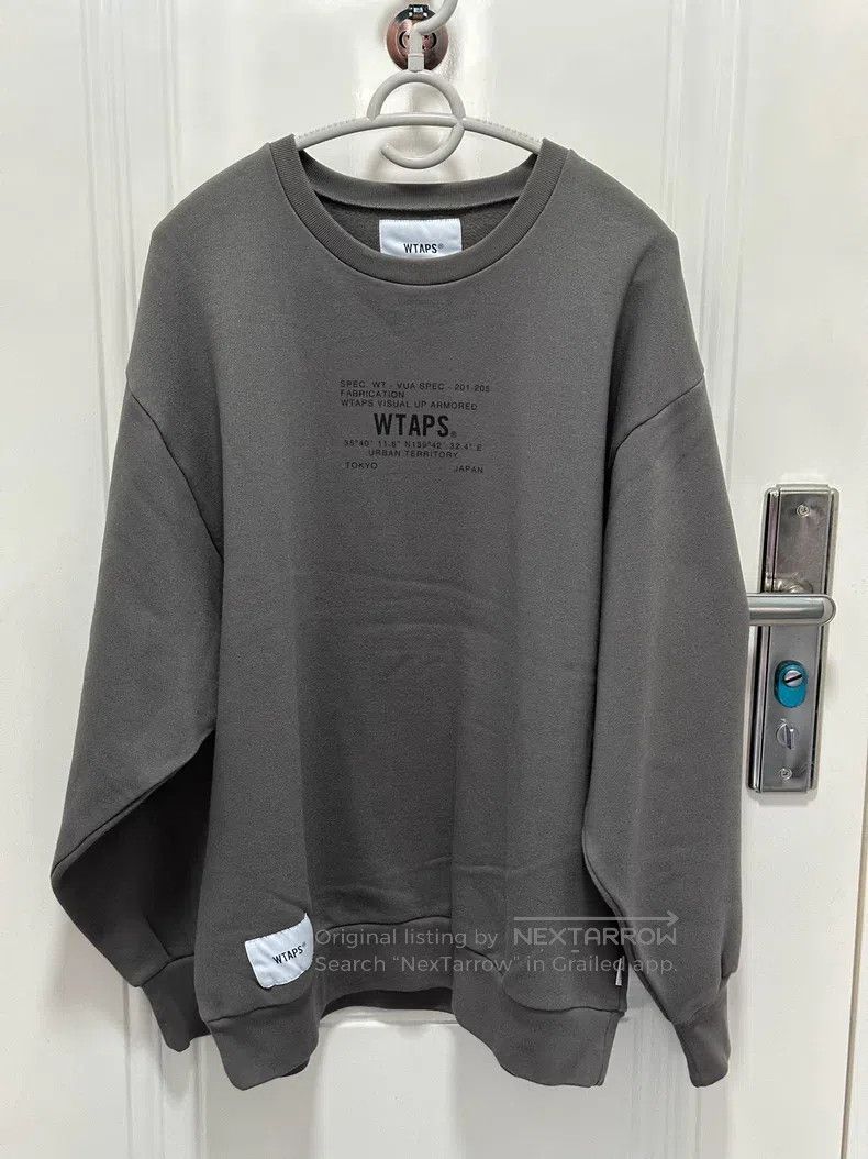 Wtaps Wtaps Sweatshirt Gray Green Size US M / EU 48-50 / 2 - 1 Thumbnail