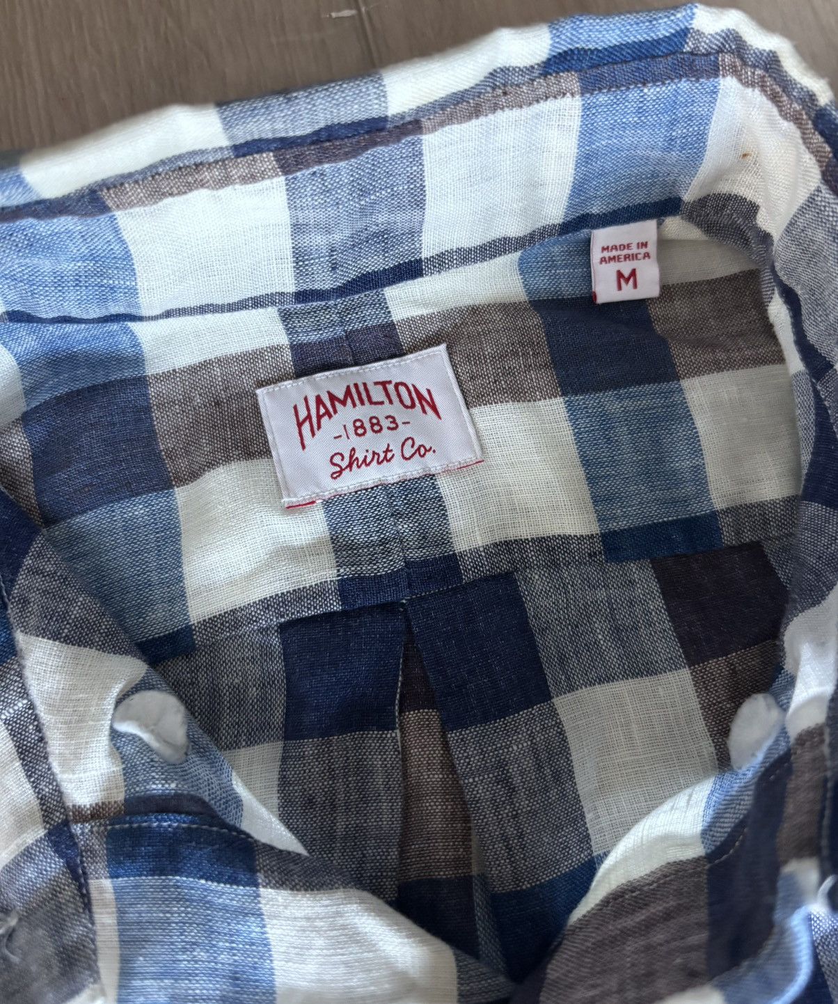 Hamilton Hamilton Linen Shirt Size US M / EU 48-50 / 2 - 5 Thumbnail
