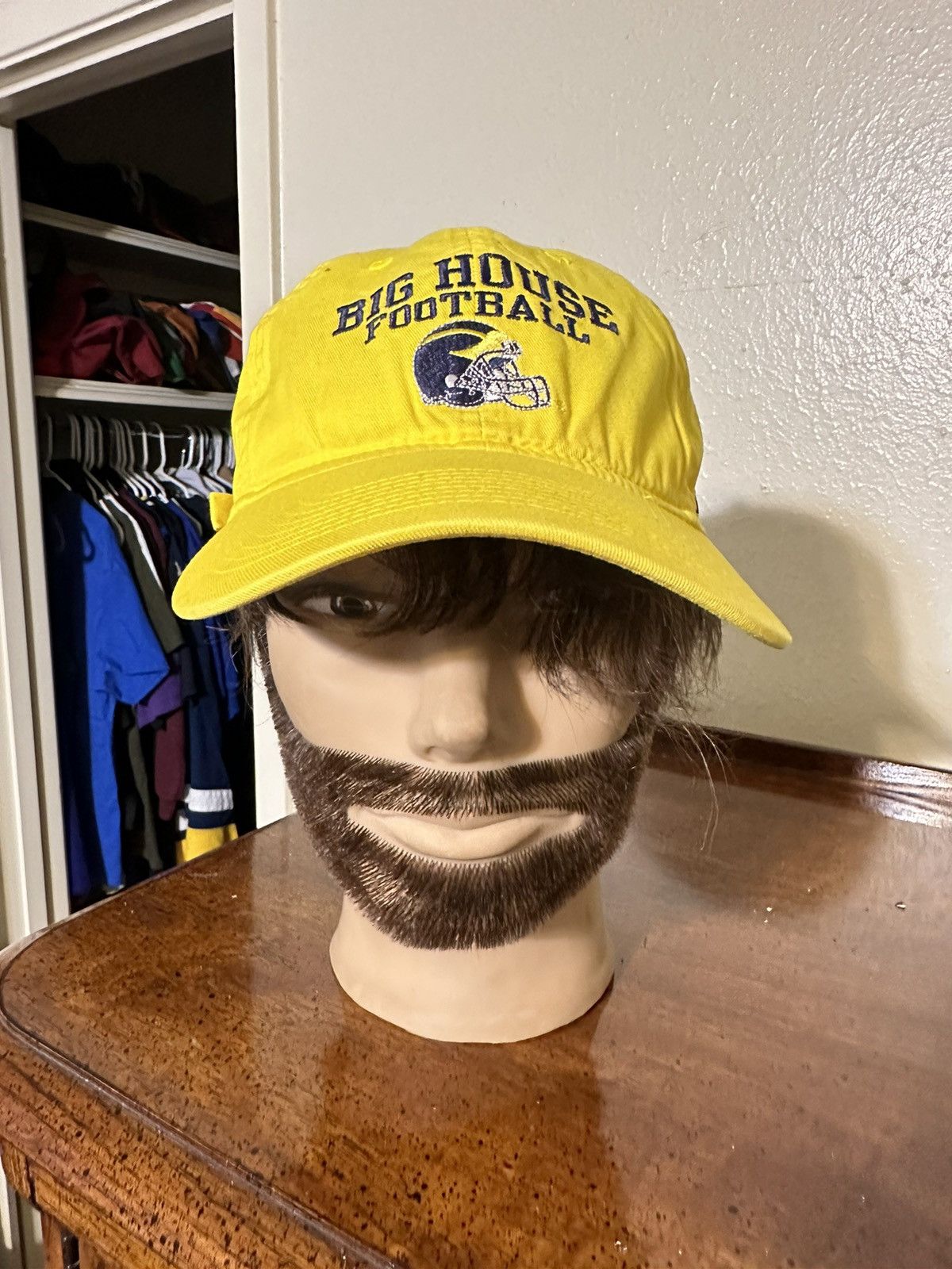 Adidas × NCAA × Vintage Vintage NCAA Adidas Michigan Wolverine hat 00s Size ONE SIZE - 1 Thumbnail