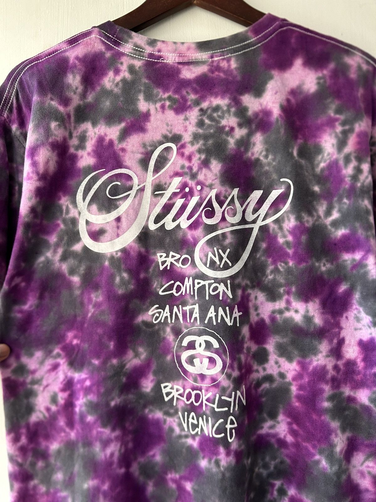 Stussy Stussy World Tour Tie-Dye Tee Size US M / EU 48-50 / 2 - 4 Thumbnail