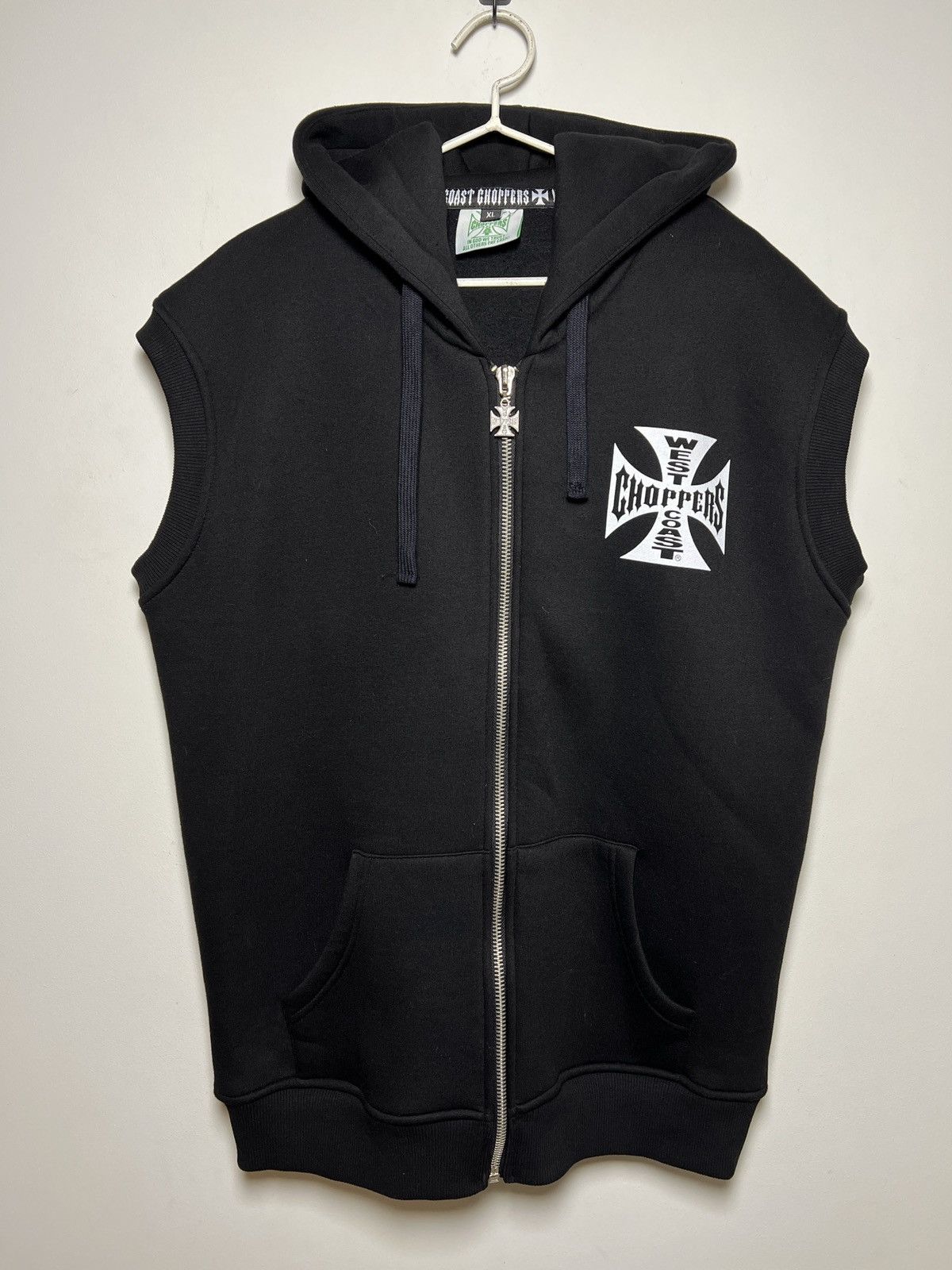 West Coast Choppers West Coast Choppers sleeveless zip hoodie Size US XL / EU 56 / 4 - 5 Thumbnail