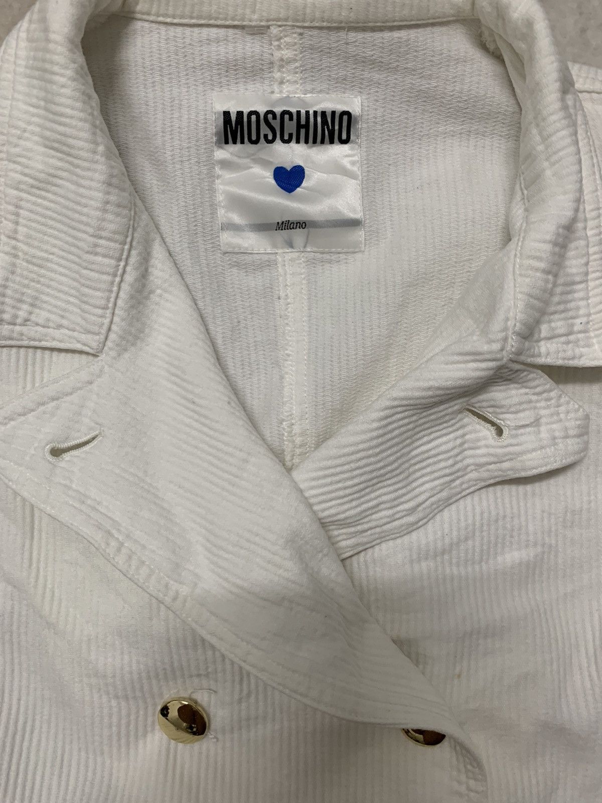 Moschino Combo moschino denim jacket and denim pants Size 26" / US 2 / IT 38 - 9 Thumbnail