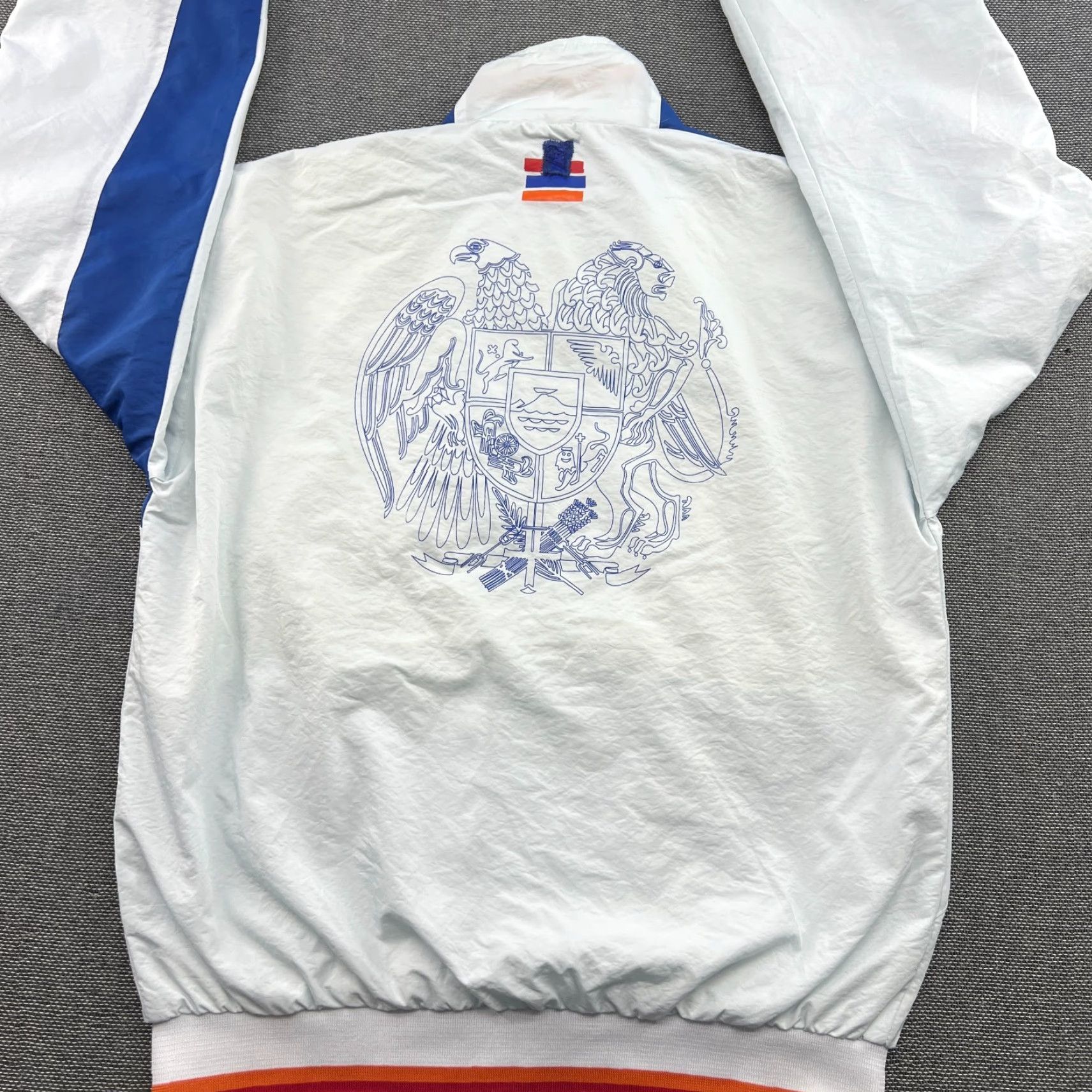Nike Nike Armenia Olympic Track Jacket Mens L White Full Zip Bosco Forward 90s Vintage Style Size US L / EU 52-54 / 3 - 3 Thumbnail