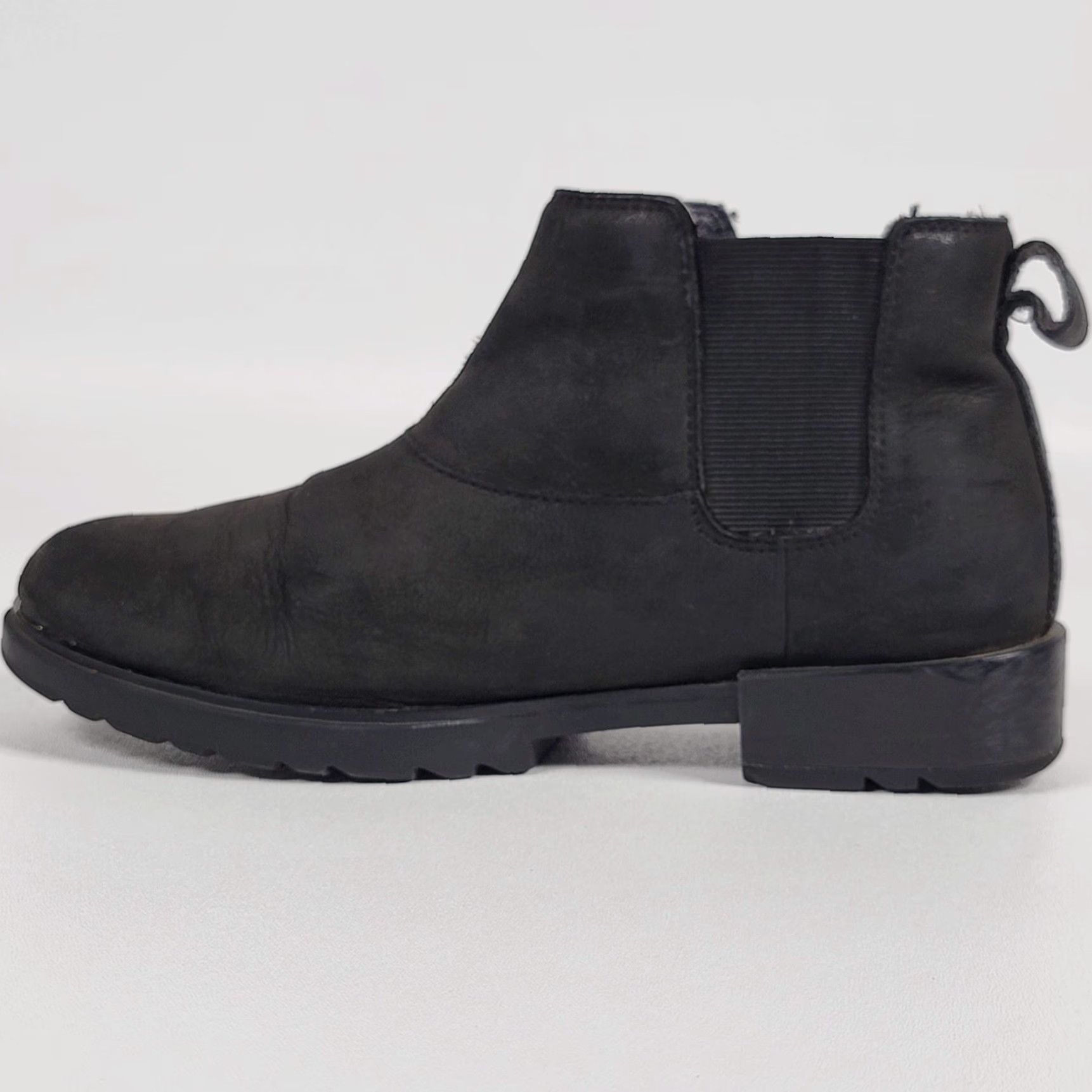 SOREL Sorel Emelie II Womens Chelsea Boots Black Leather Waterproof Size 8.5 US 39.5 Size US 9 / IT 39 - 4 Thumbnail