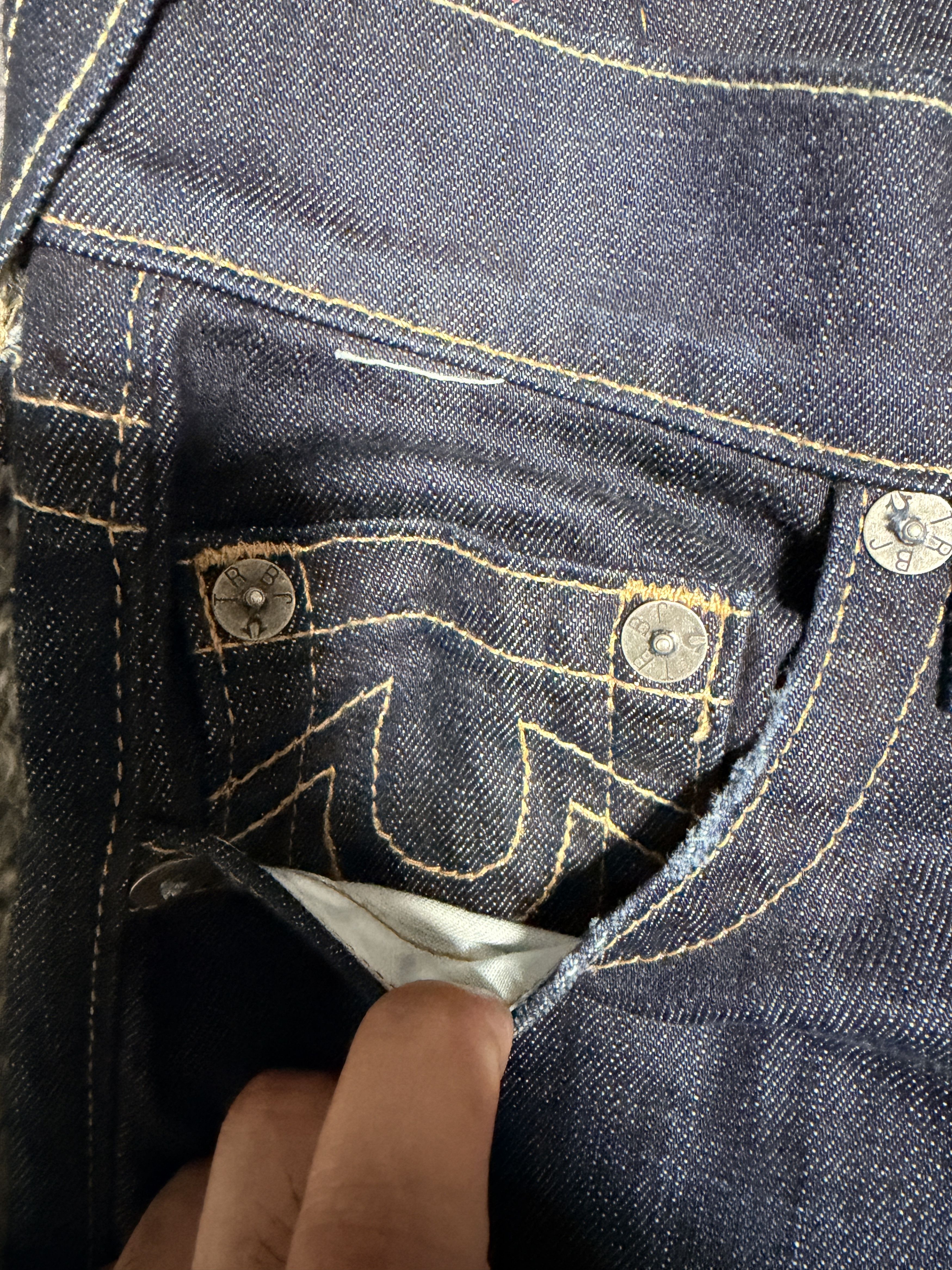 True Religion TRUE RELIGION RICKY JEANS (2013) Size US 28 / EU 44 - 3 Thumbnail