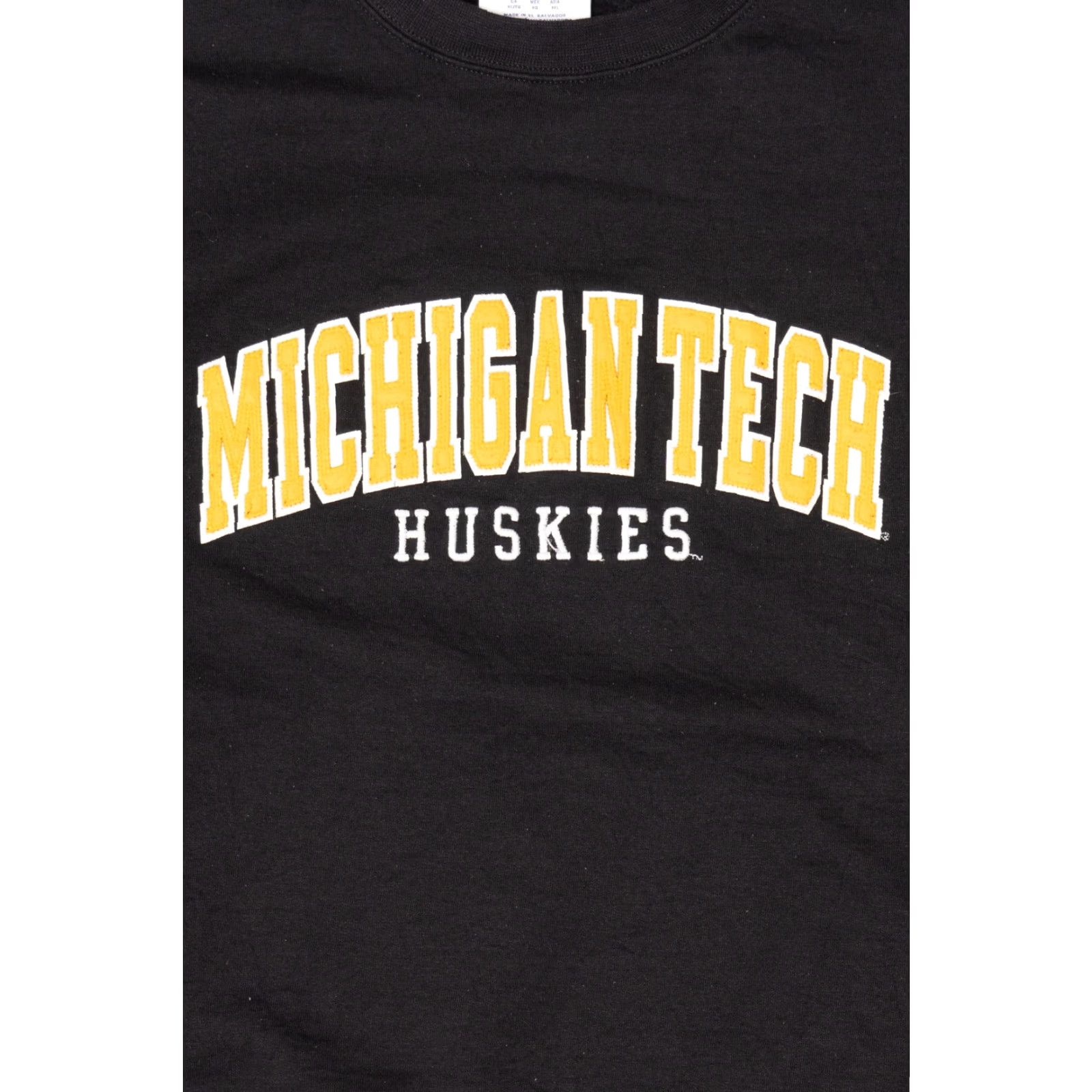 Champion VINTAGE Champion Sweatshirt Adult Medium Black Michigan Tech Huskies 2010s Size US M / EU 48-50 / 2 - 2 Thumbnail
