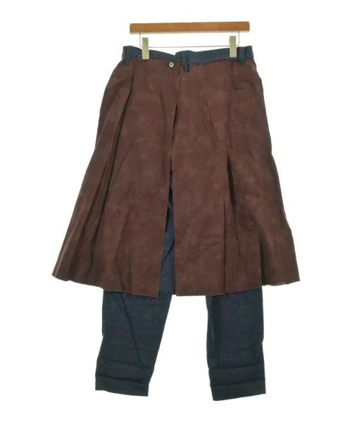 Yohji Yamamoto Yohji Yamamoto Pour Homme Navy x Brown Pants Size US 29 - 2 Thumbnail