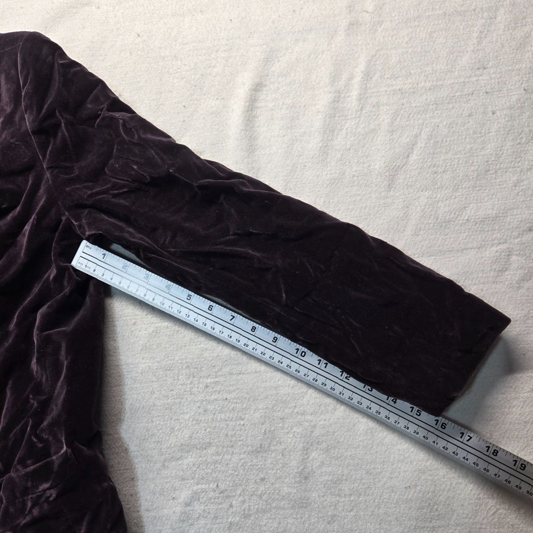 Vintage Koret Of California Jacket Burgundy Velvet Womens Blazer with Pockets Vintage M Size M / US 6-8 / IT 42-44 - 6 Thumbnail