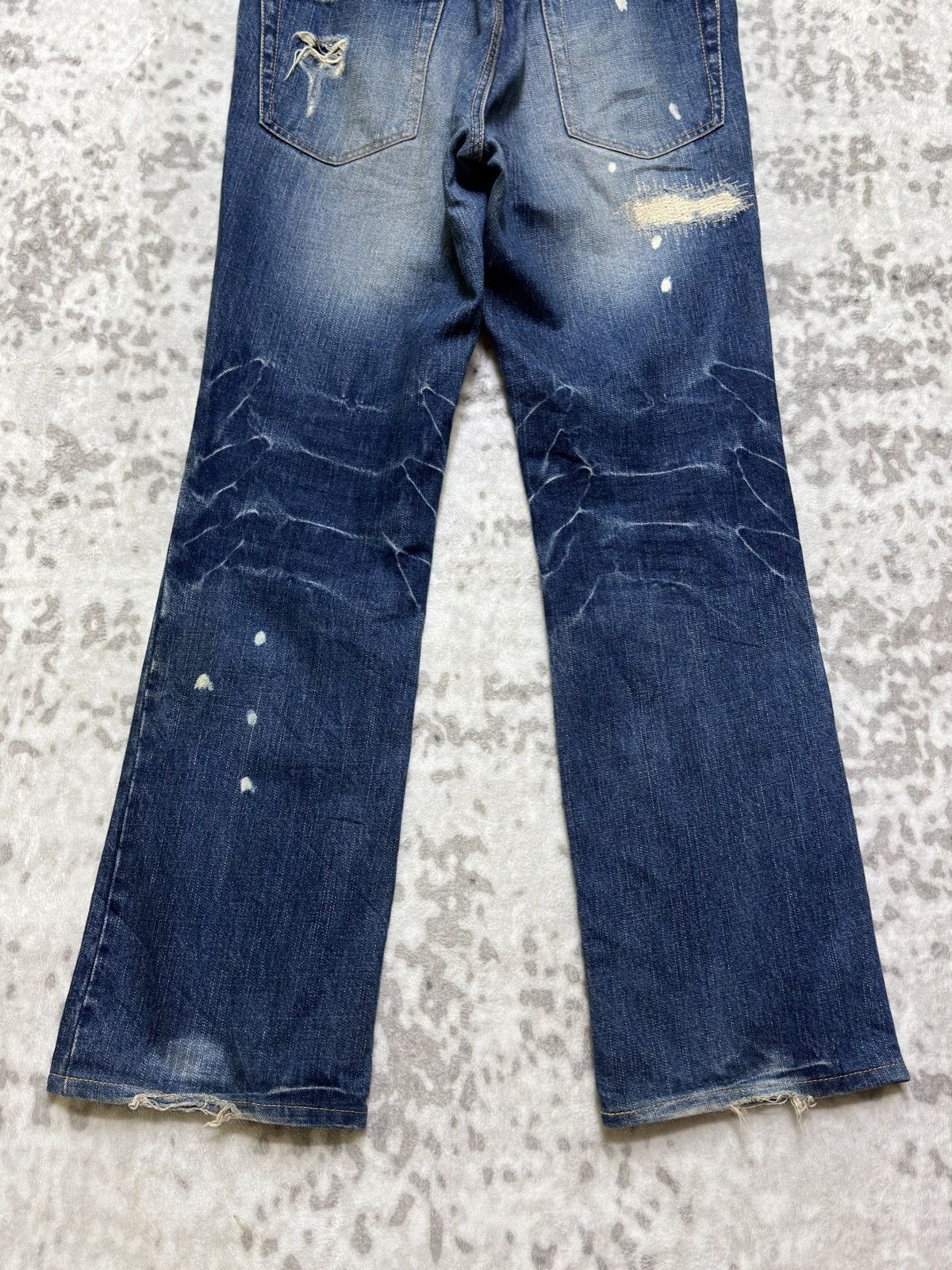 PPFM Vintage PPFM Bootcut Flared Paint Splatter Distressed Japan Size US 32 / EU 48 - 14 Thumbnail