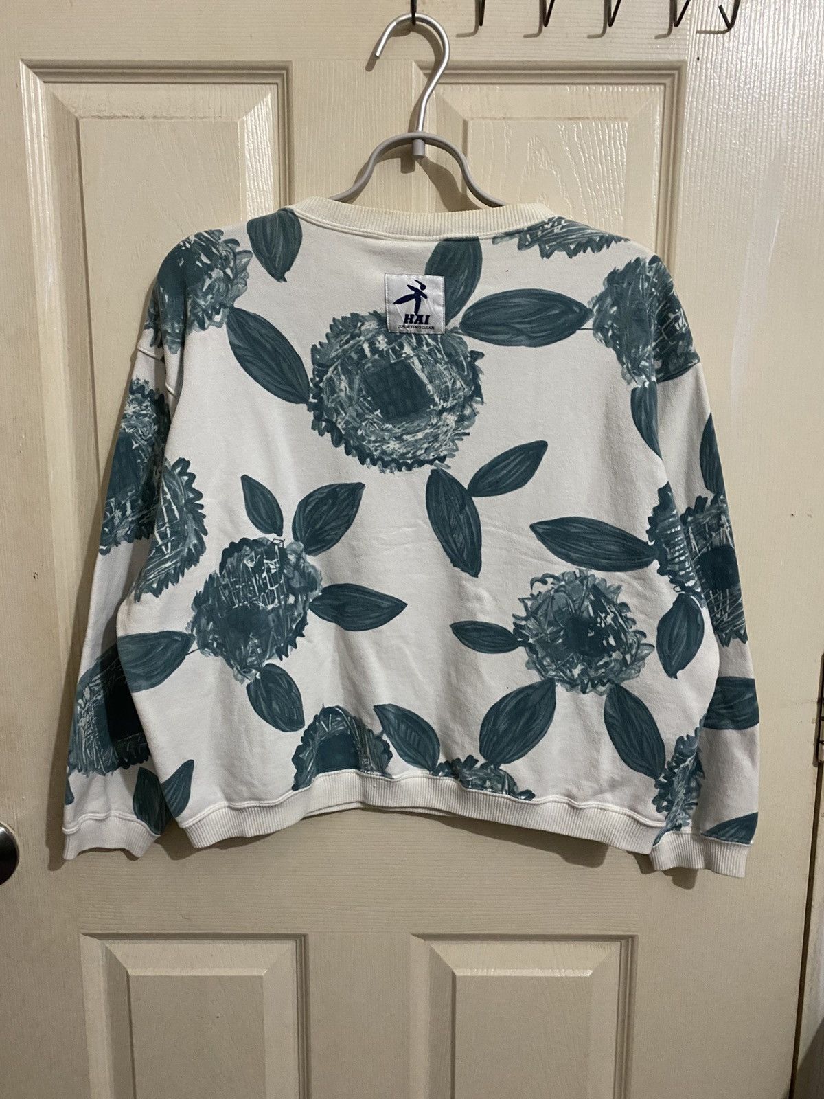 Issey Miyake Vintage HAI Sporting Gear by ISSEY MIYAKE Floral Sweatshirt Size M / US 6-8 / IT 42-44 - 7 Thumbnail