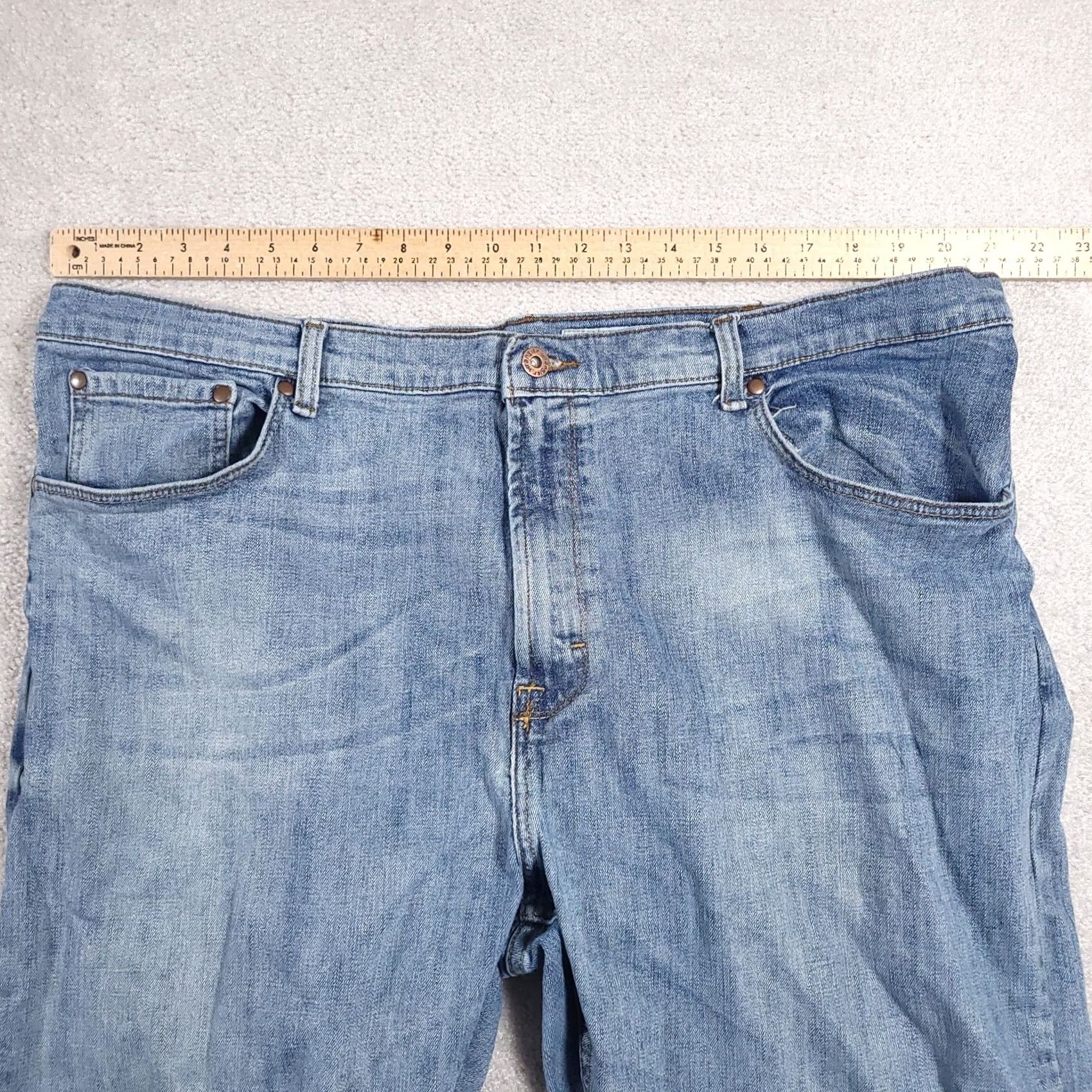 Wrangler Wrangler 5 Star Jeans Mens 42x30 Medium Wash Denim 5 Pocket Classic Straight Size US 42 / EU 58 - 6 Thumbnail