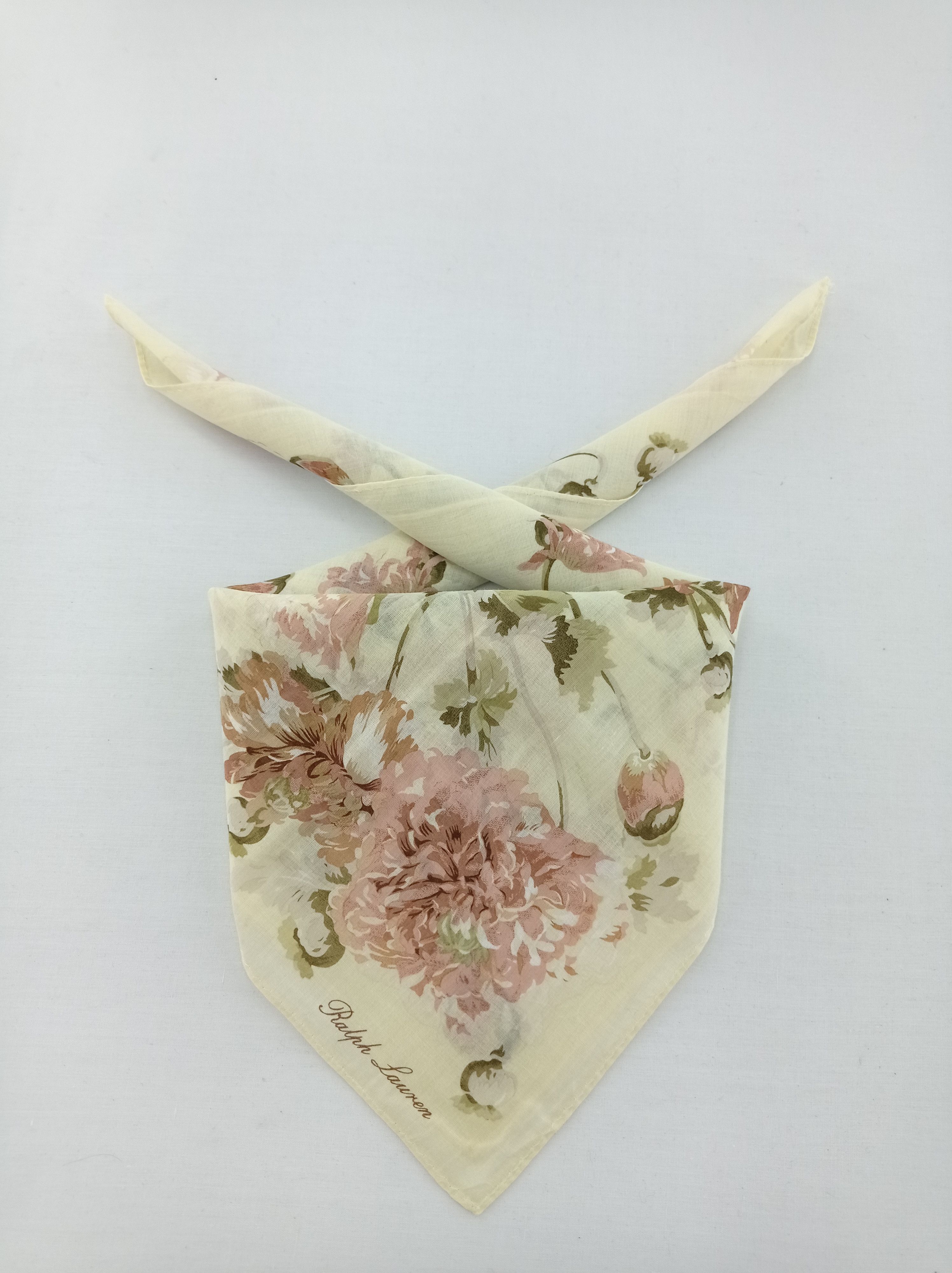 Ralph Lauren Ralph Lauren Floral Handkerchief / Neckwear / Bandana Size ONE SIZE - 1 Thumbnail
