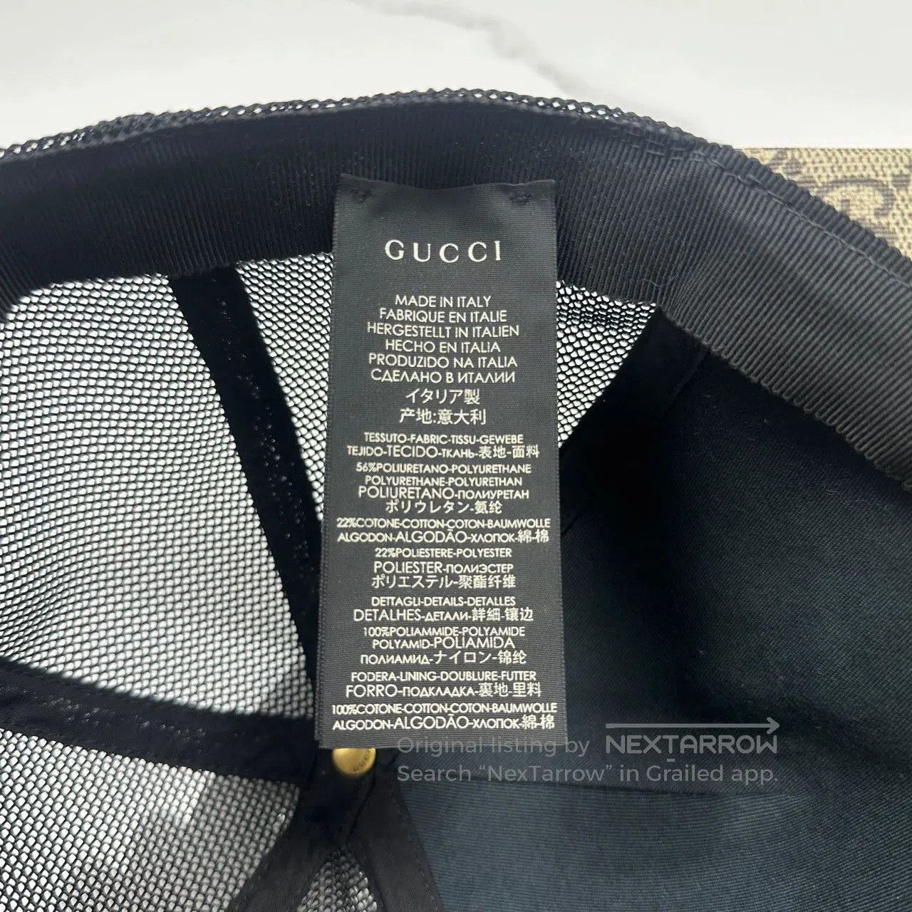 Gucci gucci tiger logo snapback baseball cap. Size ONE SIZE - 5 Thumbnail