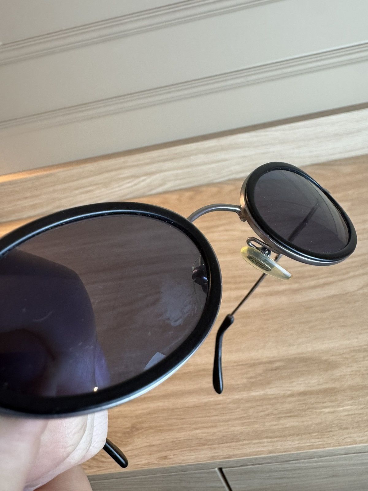 Fossil Y2K Fossil Sunglasses Metal Blue Chrome 2000s Retro Size ONE SIZE - 8 Thumbnail