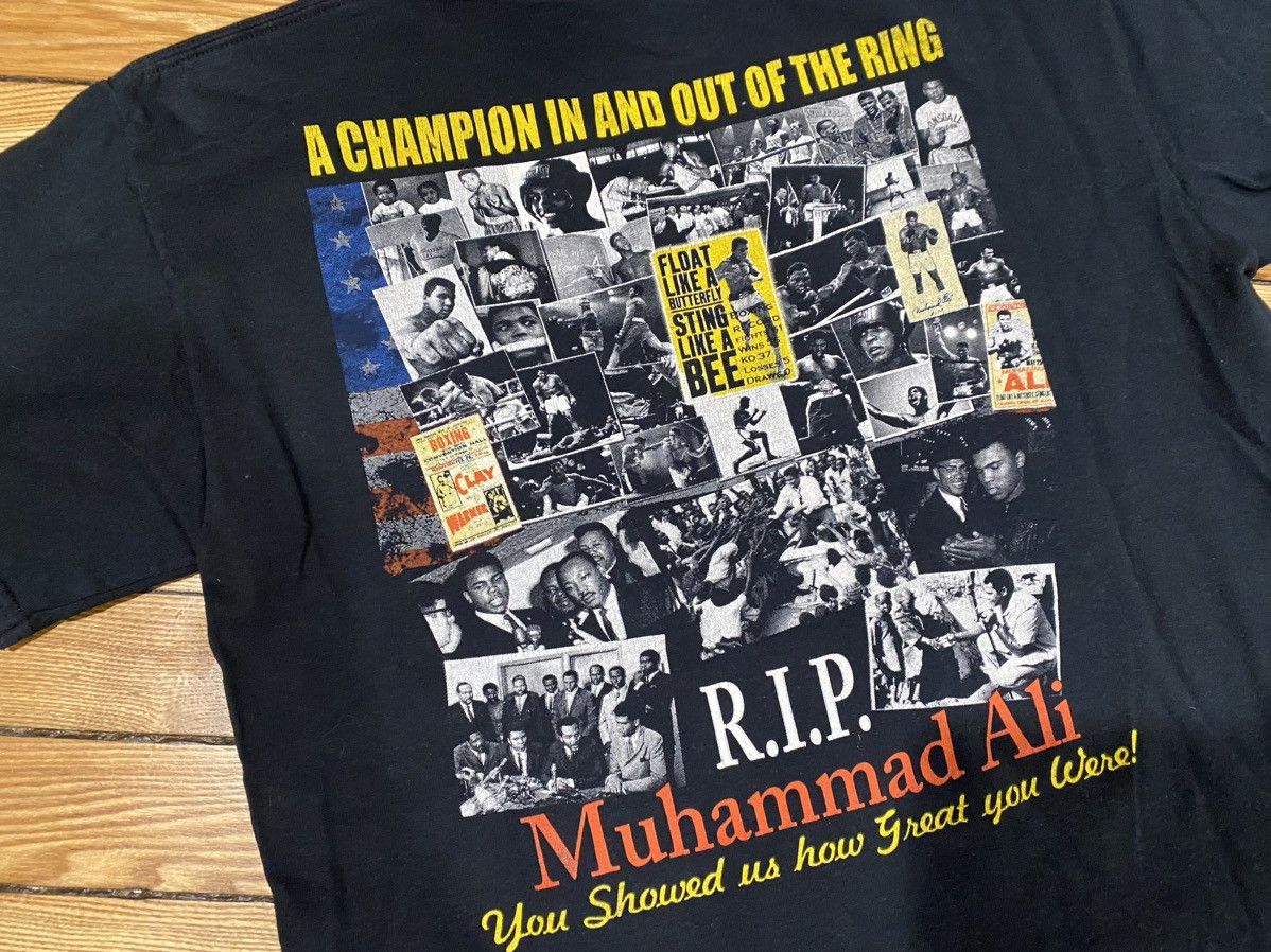 Band Tees × Vintage Muhammad Ali double sided T M/L Size US M / EU 48-50 / 2 - 3 Thumbnail