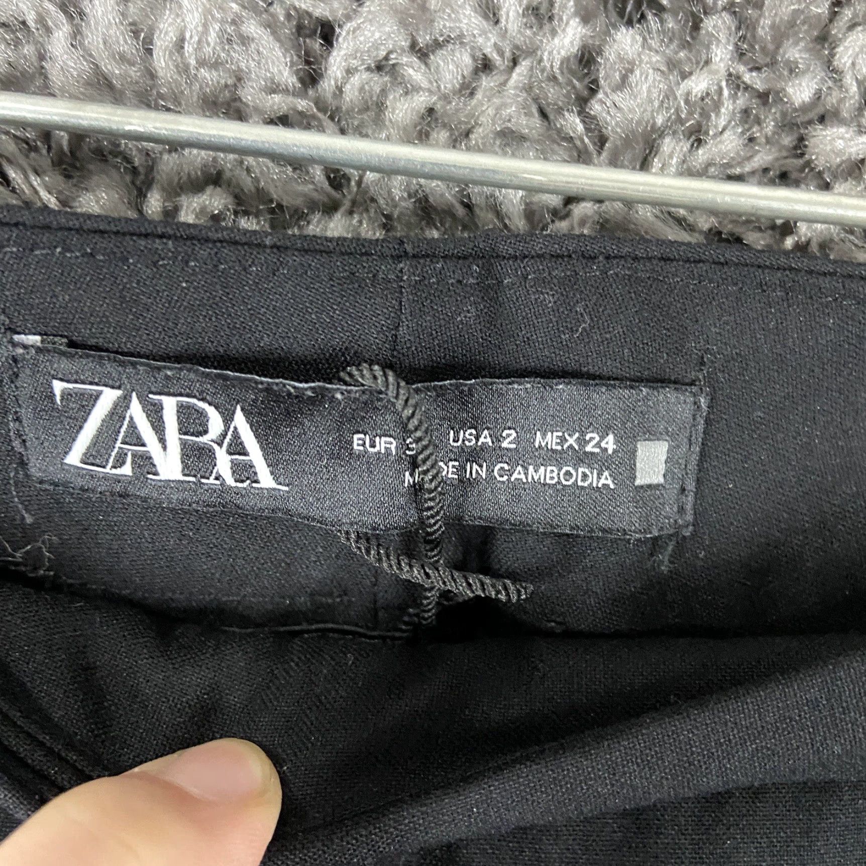 Zara ZARA Dress Pants Women's Regular Size 2 Black Size 26" / US 2 / IT 38 - 5 Thumbnail