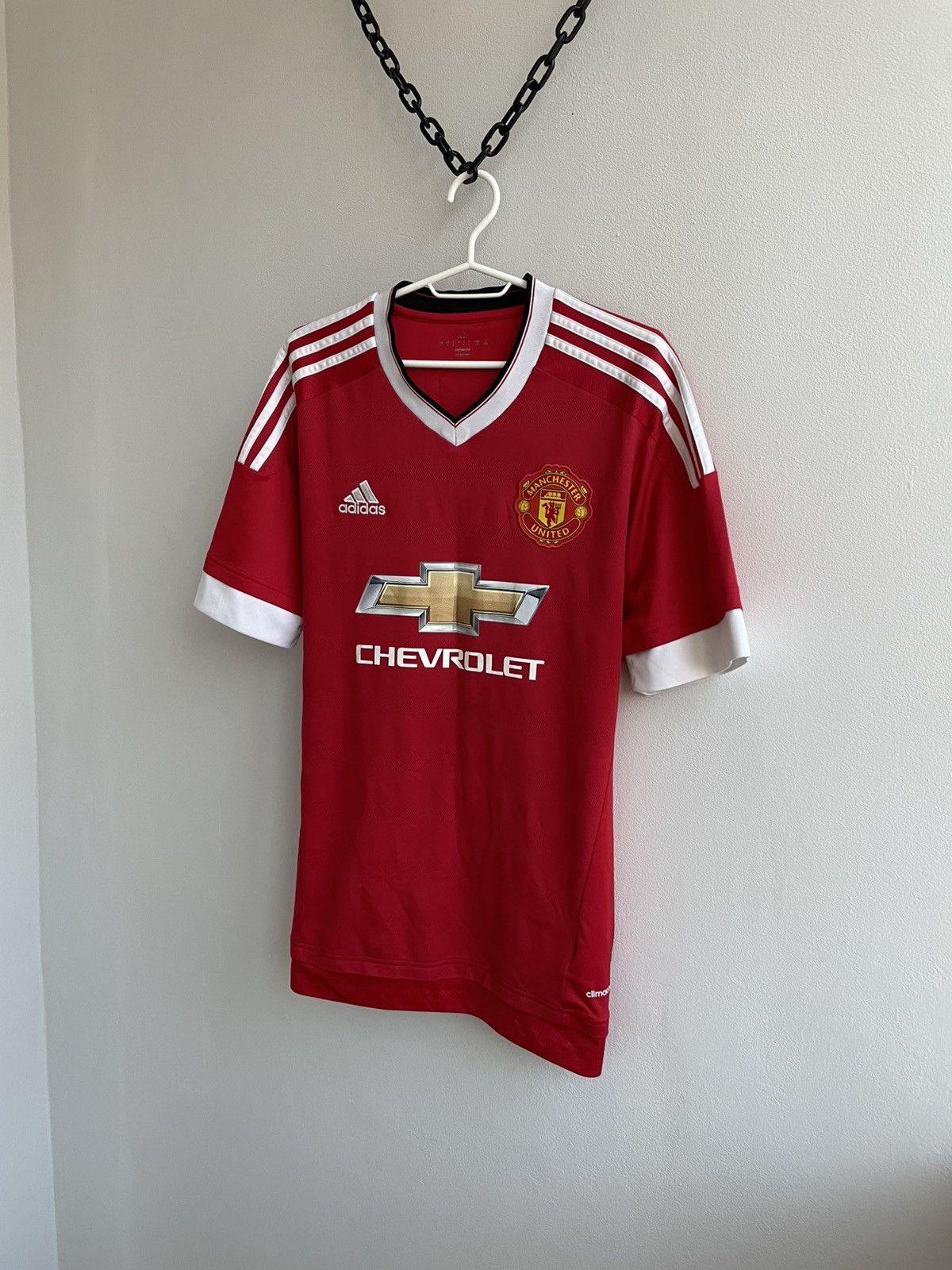 Adidas Manchester United 2015 2016 Home Footbal Shirt Soccer Jersey Size US L / EU 52-54 / 3 - 3 Thumbnail