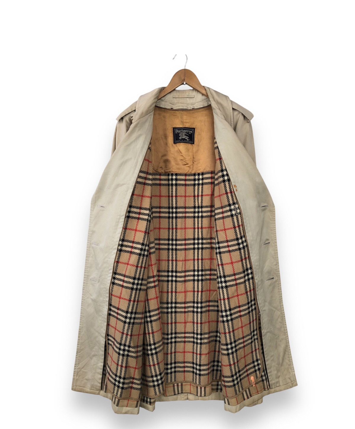 Burberry Vintage Burberrys London Kensington Nova Check Trench Coat Size US L / EU 52-54 / 3 - 7 Thumbnail