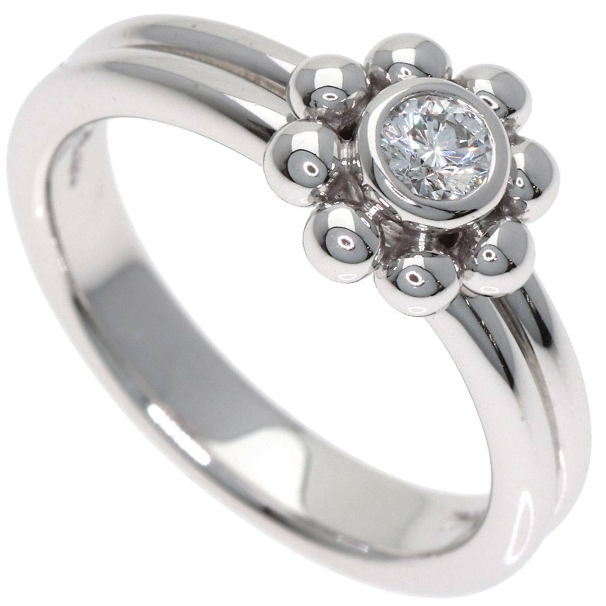 Tiffany & Co. Tiffany & Co. Jolie Beads Diamond Ring, 18K White Gold, Women's. Size ONE SIZE - 1 Thumbnail