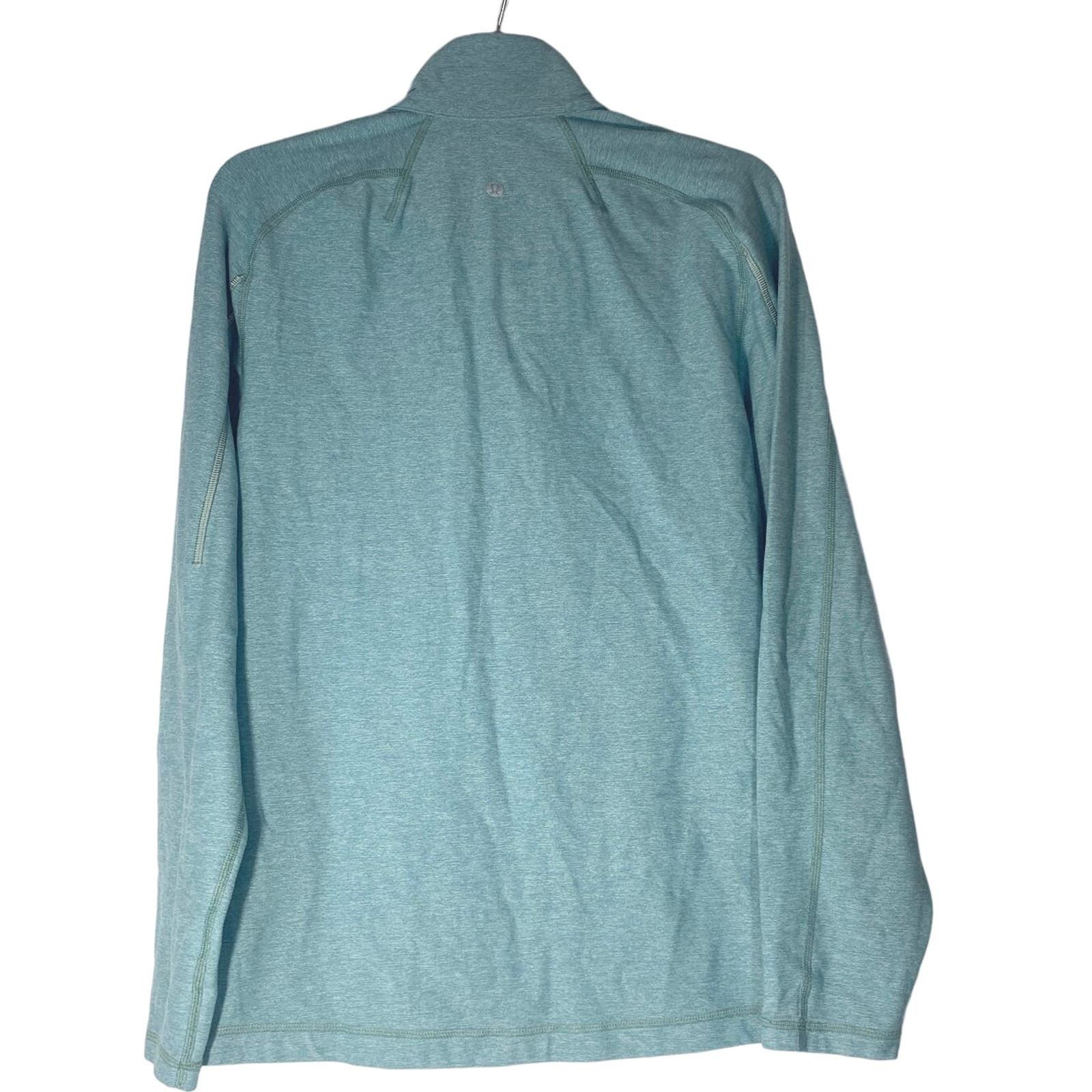 Lululemon Lululemon aqua blue 1/4 Zip Jacket men sz S Size S / US 4 / IT 40 - 2 Thumbnail