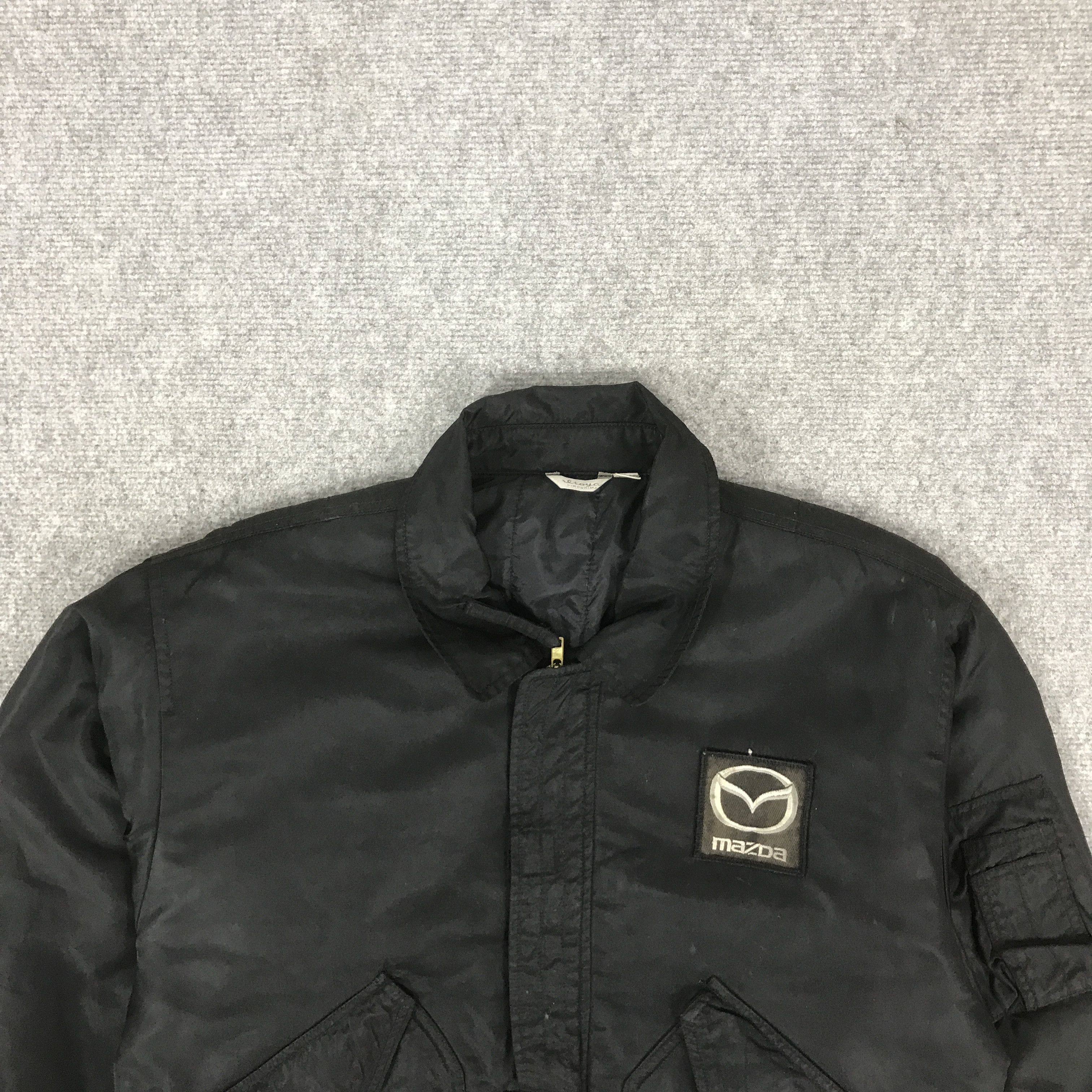 Japanese Brand MAZDA RACING TEAM BOMBER JACKET K76B6 Size US L / EU 52-54 / 3 - 3 Thumbnail