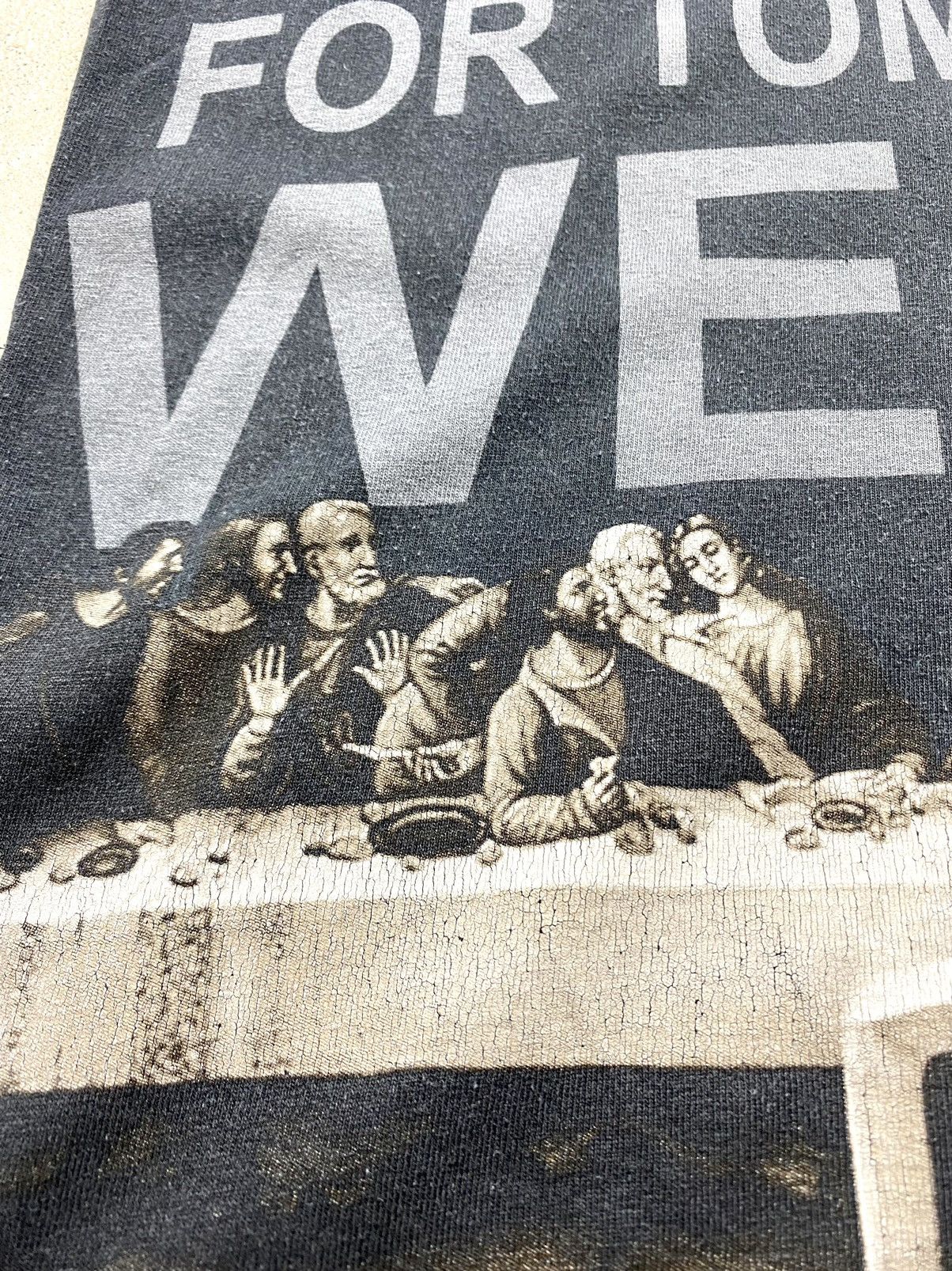 Band Tees Rare! Vintage 2000’s Famous Stars And Straps Dinner T Shirt Size US M / EU 48-50 / 2 - 11 Thumbnail